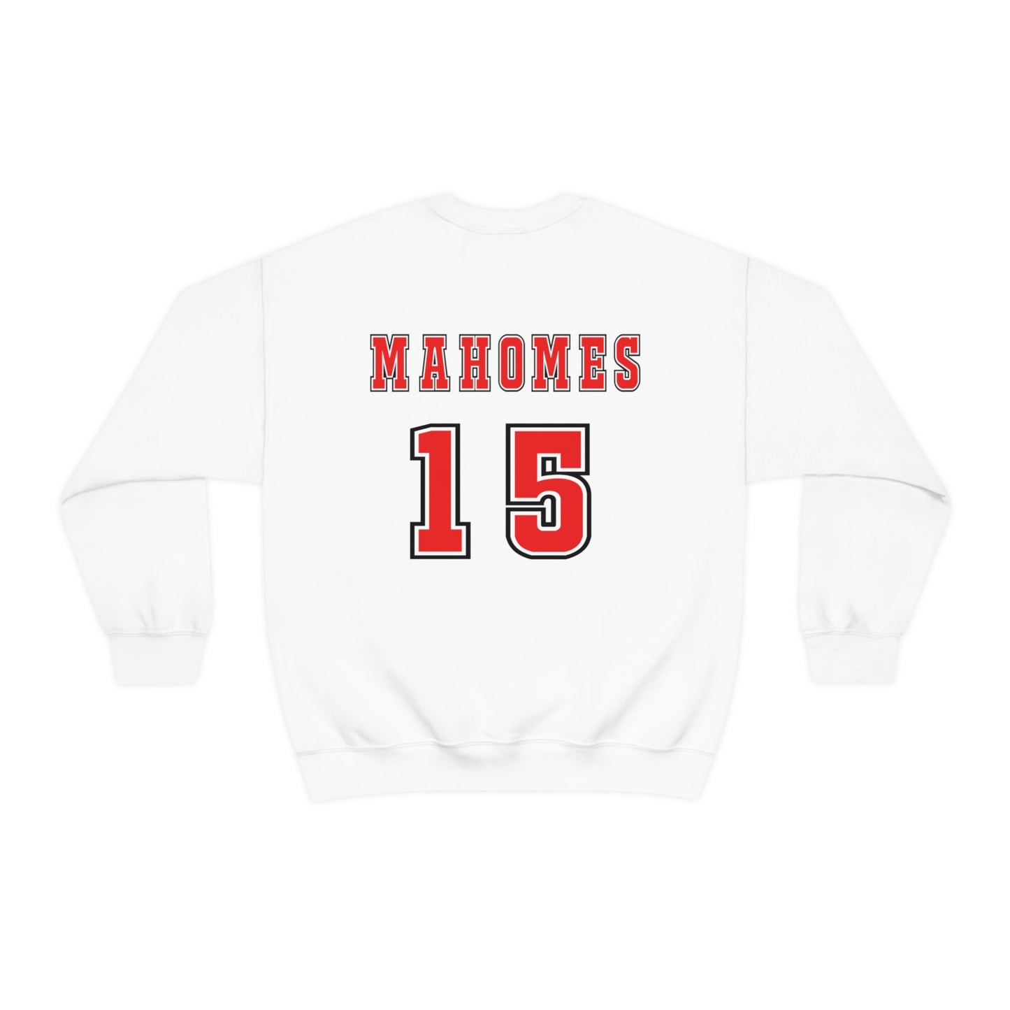 Kansas Mahomes Football Unisex Heavy Blend Crewneck Sweatshirt Front/Back Print