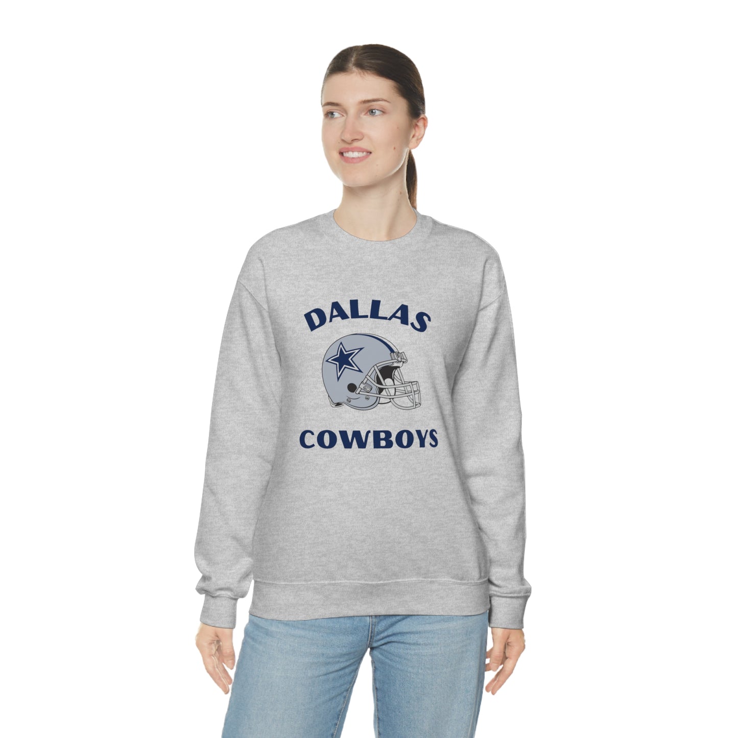 Dallas Cowboys Football Unisex Heavy Blend Crewneck Sweatshirt