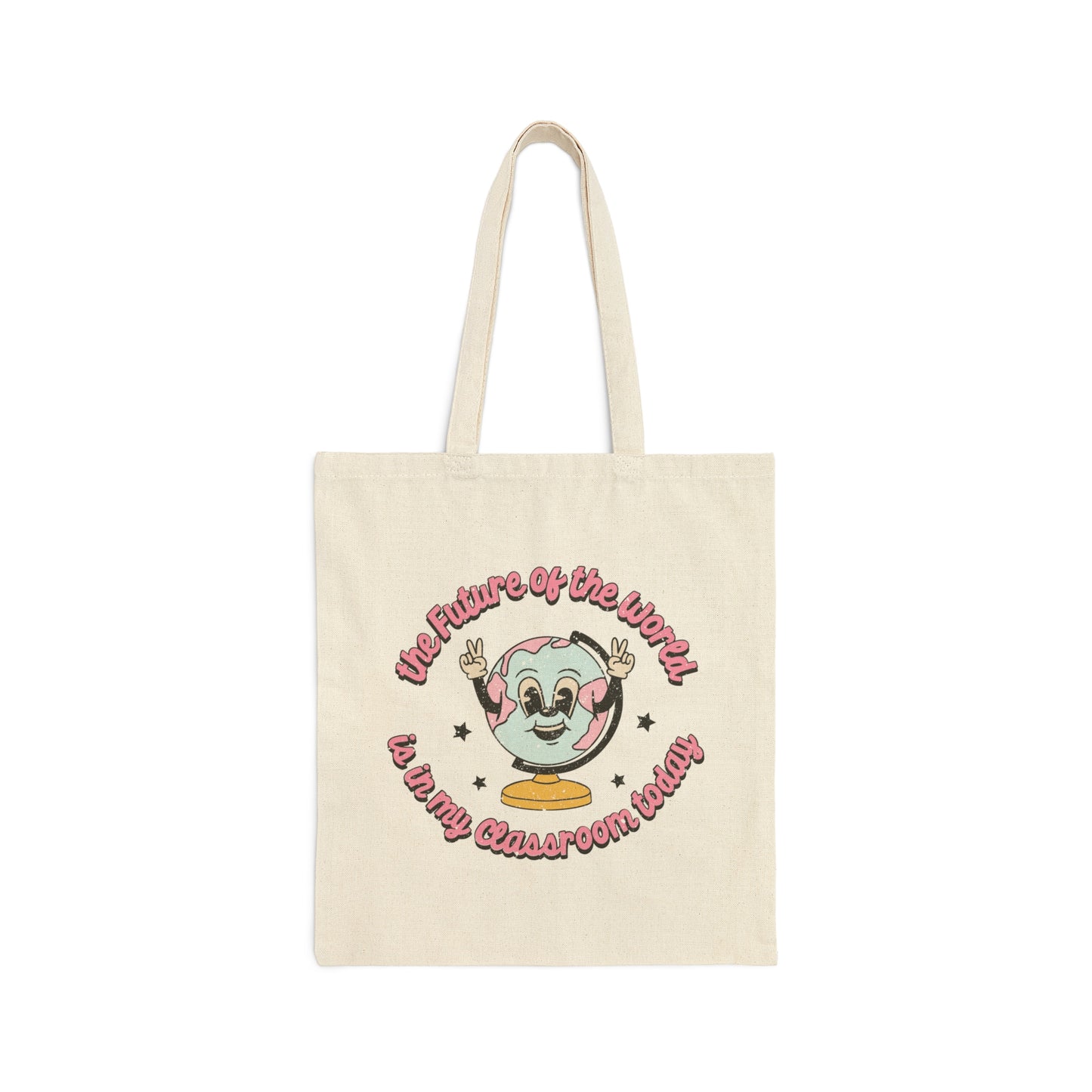 Future of the World Teacher Canvas Tote Bag
