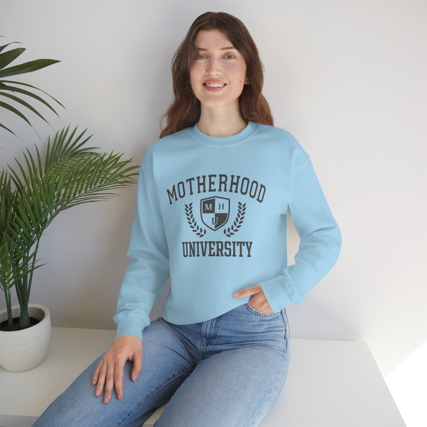 Motherhood University Unisex DryBlend® Crewneck Sweatshirt