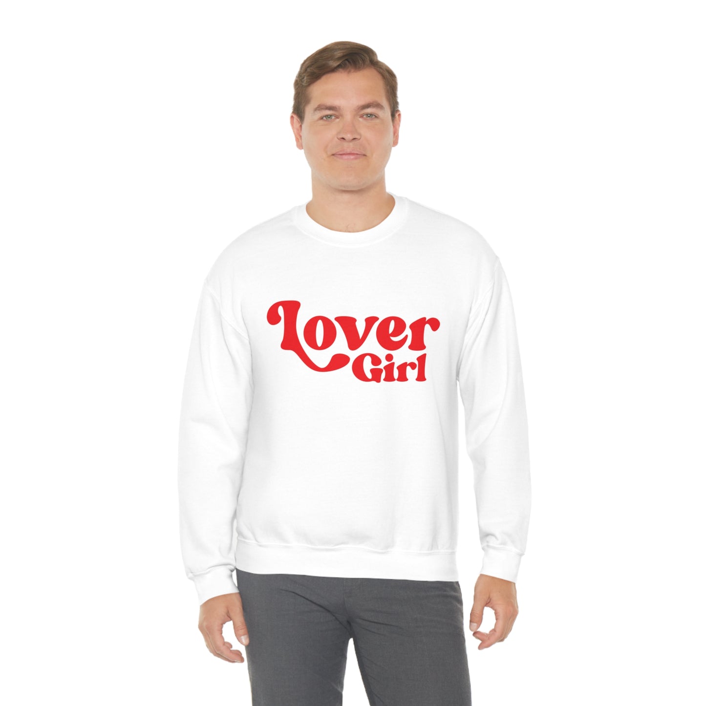 Lover Girl Valentines Day Unisex Heavy Blend Crewneck Sweatshirt