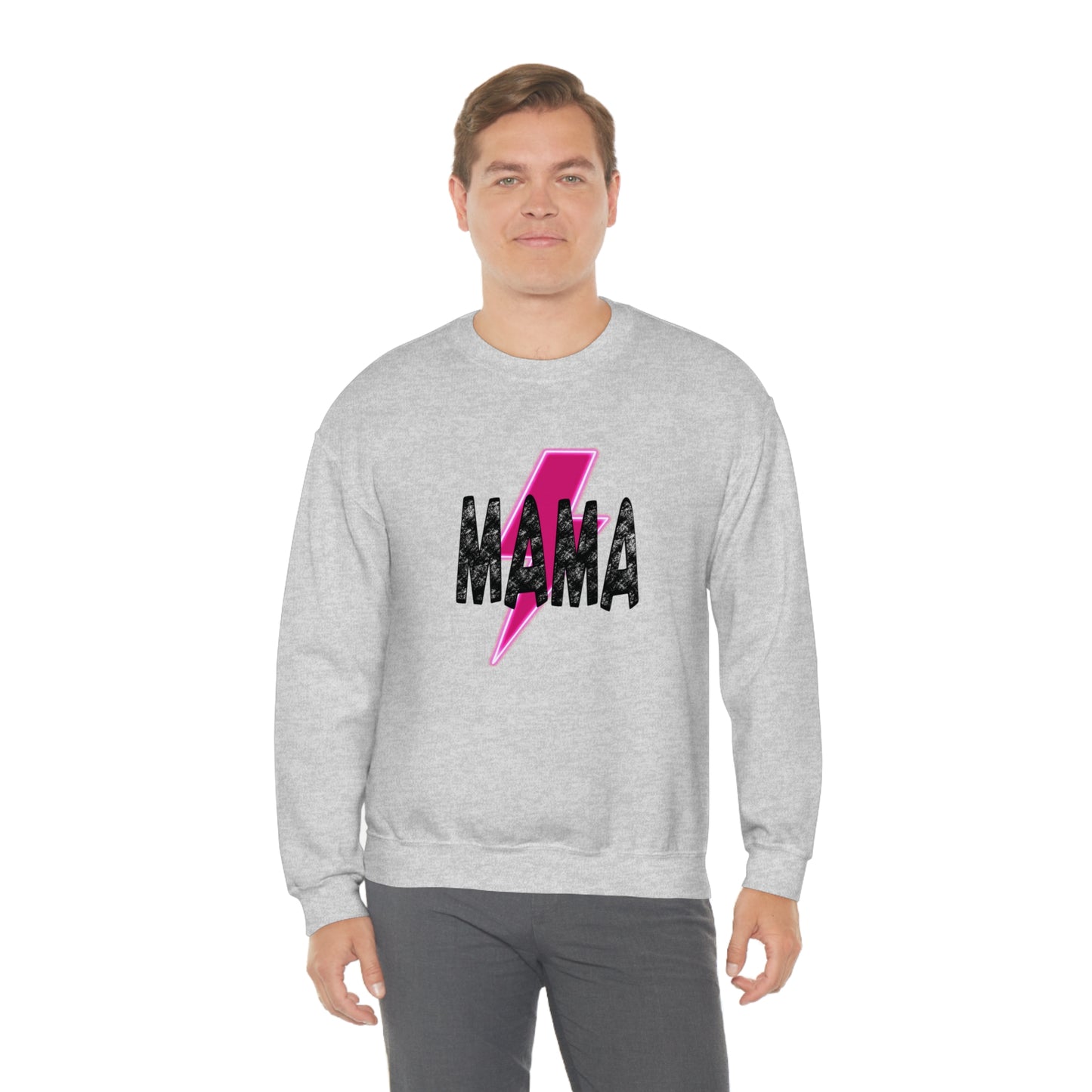Mama Mommy & Me Matching Set Unisex DryBlend® Crewneck Sweatshirt