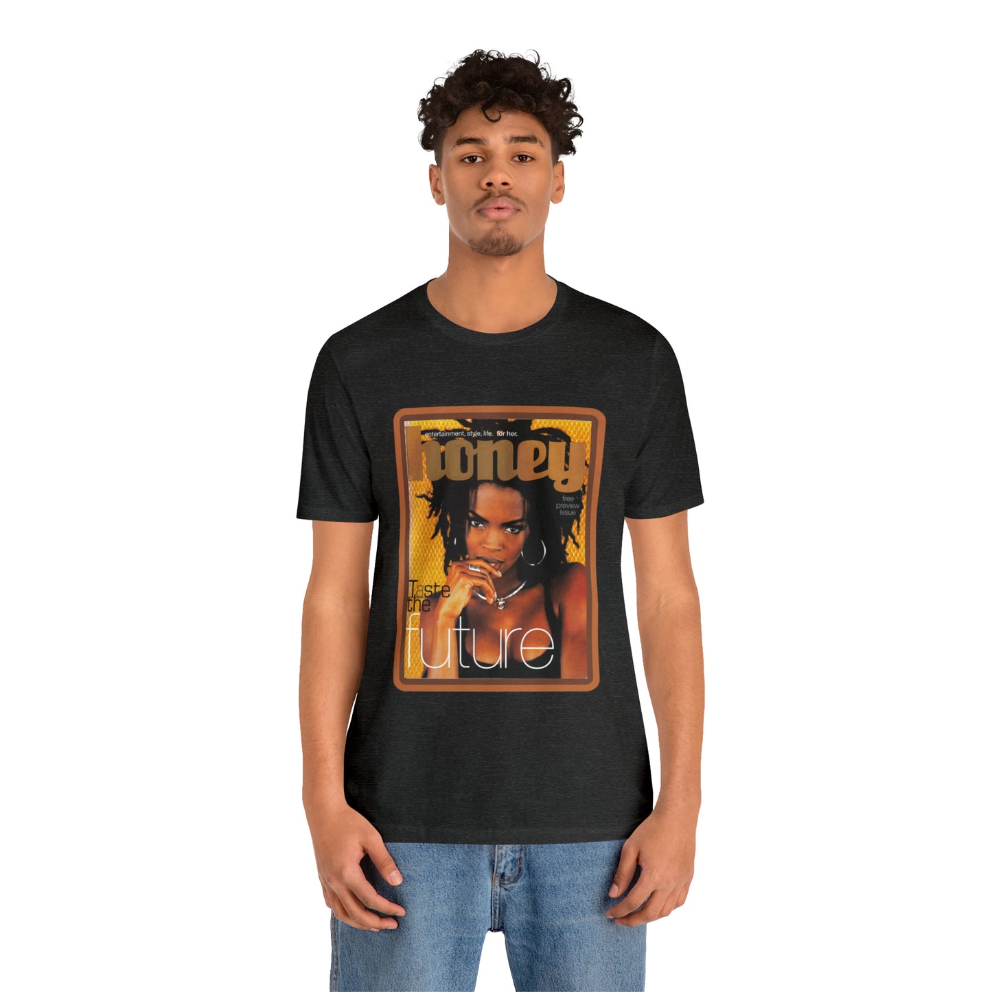 90s Throwback Lauryn Hill Vibe Magazine Unisex Jersey Short Sleeve Tee
