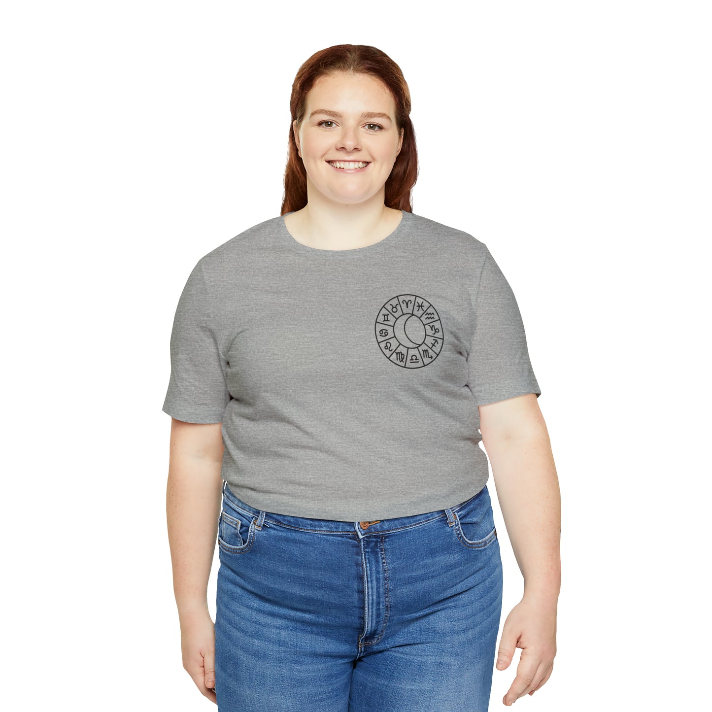 Zodiac Virgo - Astrology Unisex Jersey Short Sleeve Tee Front/Back Print