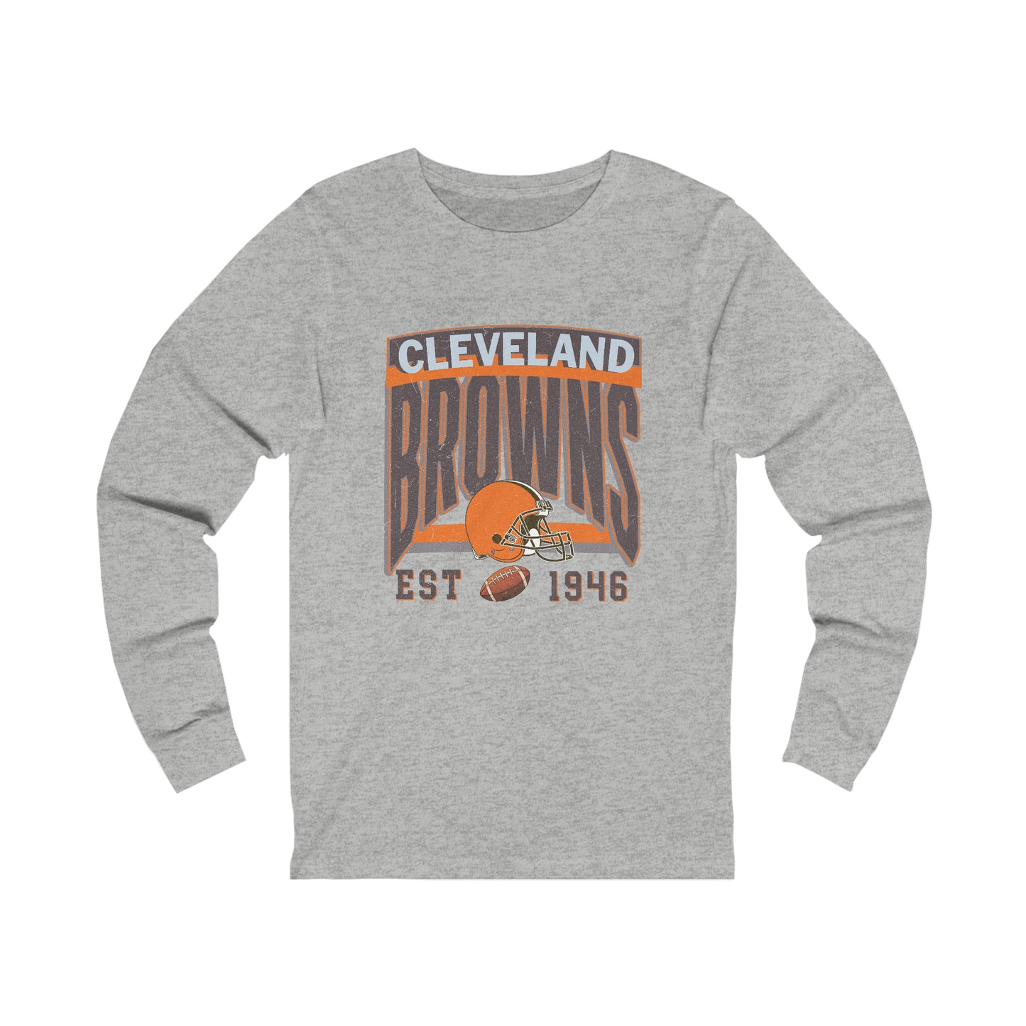 Cleveland Football Unisex Jersey Long Sleeve Tee