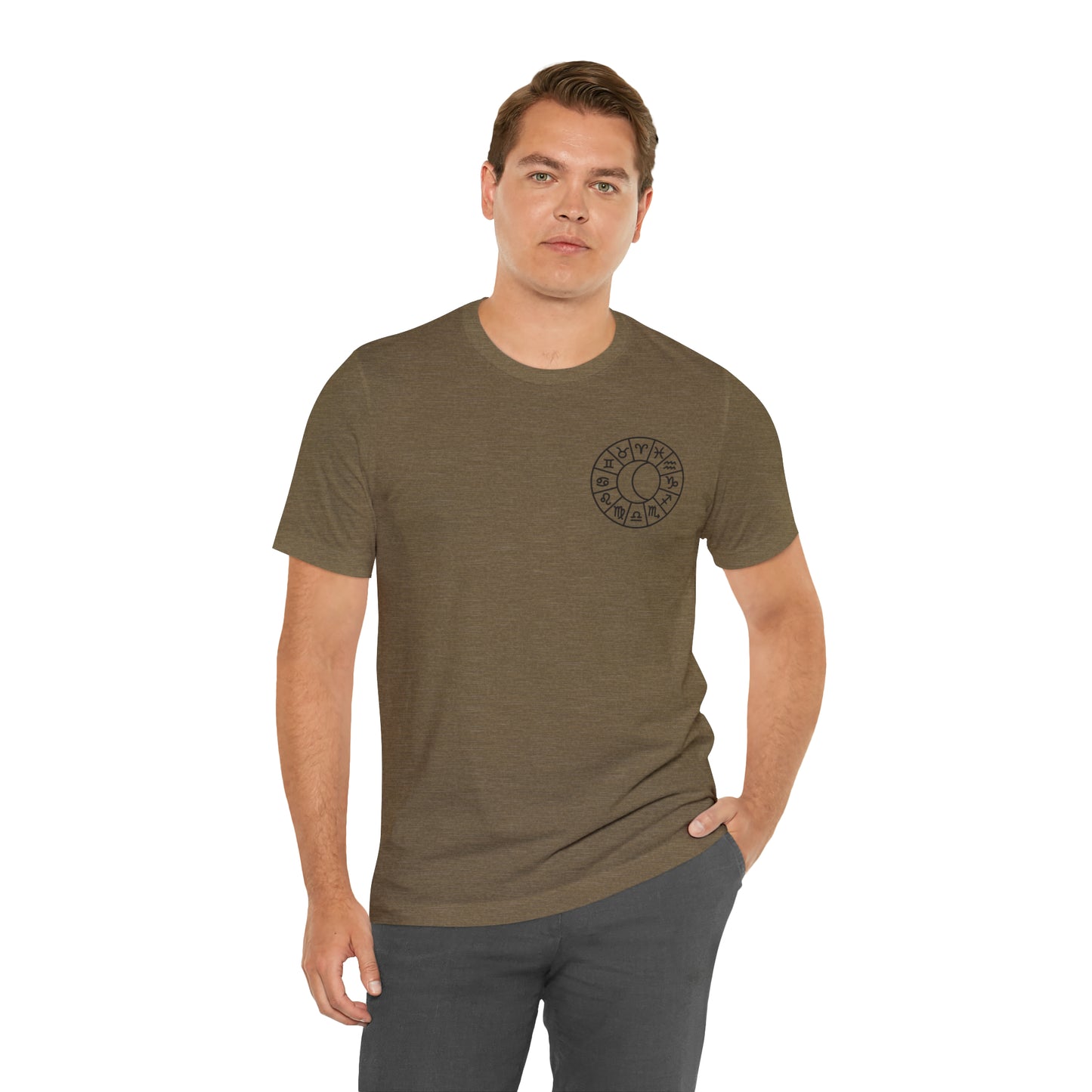 Zodiac Gemini - Astrology Unisex Jersey Short Sleeve Tee Front/Back Print
