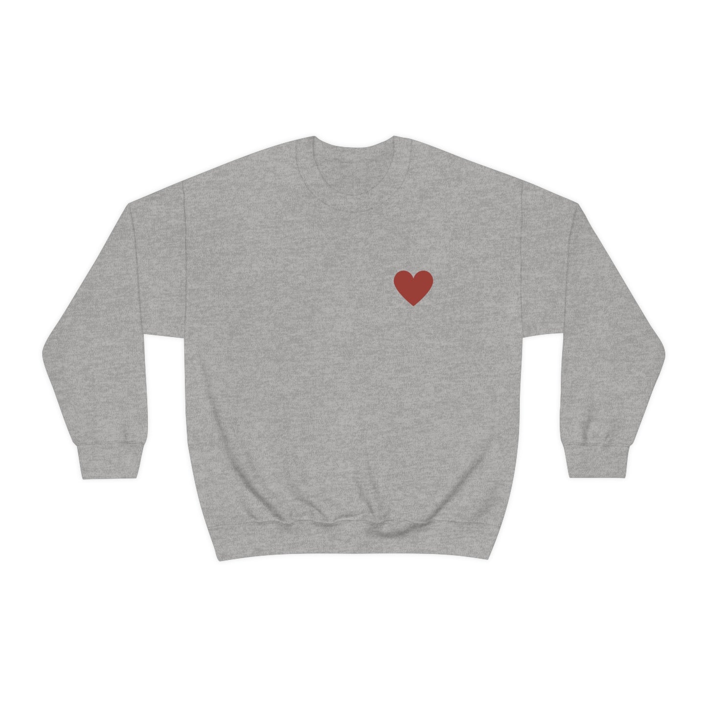 Heart Self Love Club Valentines Day Unisex Heavy Blend Crewneck Sweatshirt Front/Back Print