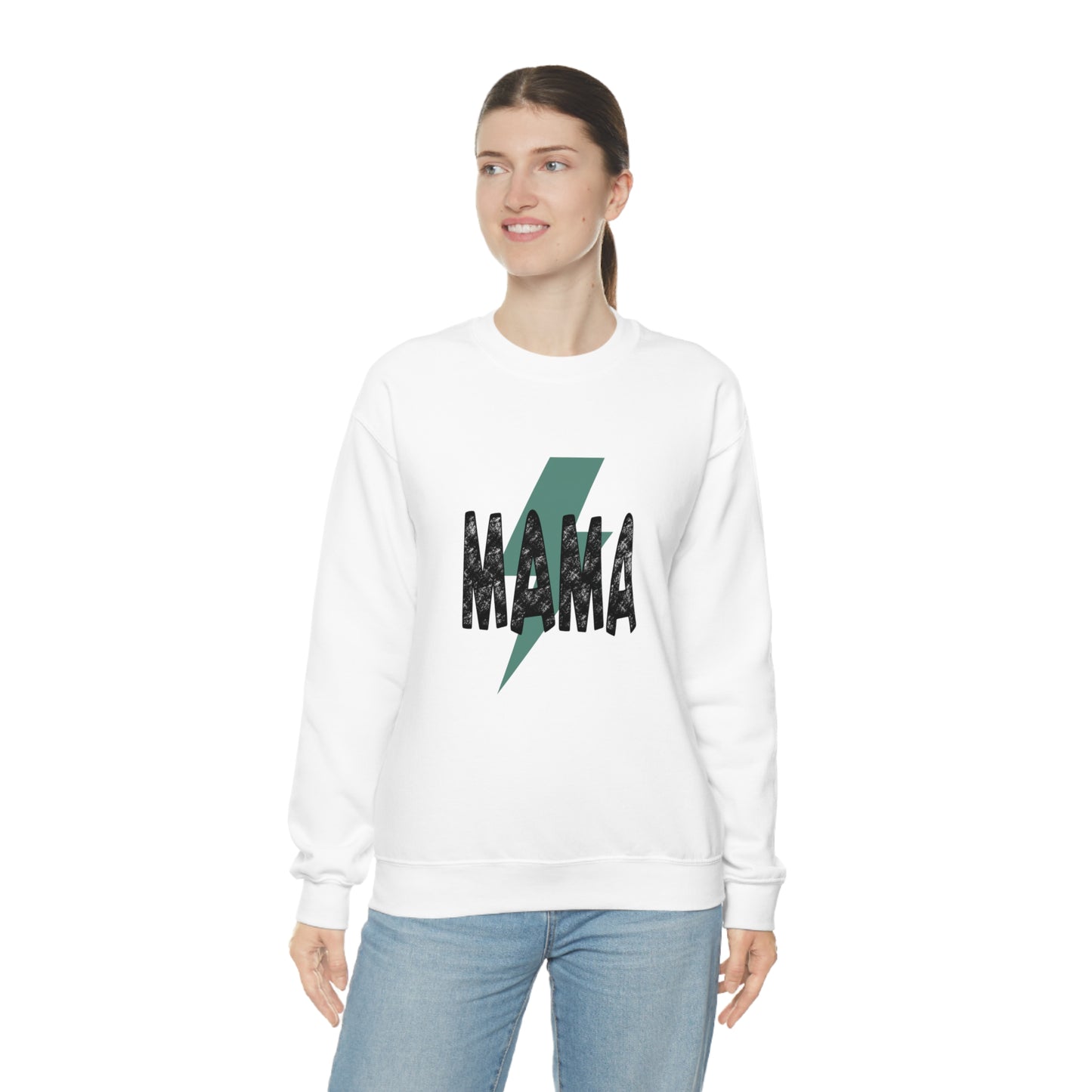 Mama Mommy & Me Matching Set Unisex DryBlend® Crewneck Sweatshirt