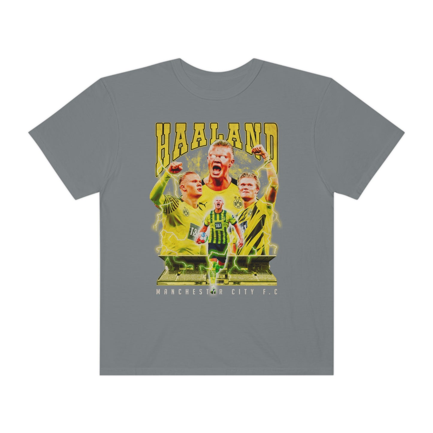 Haaland Soccer Unisex Garment-Dyed T-shirt