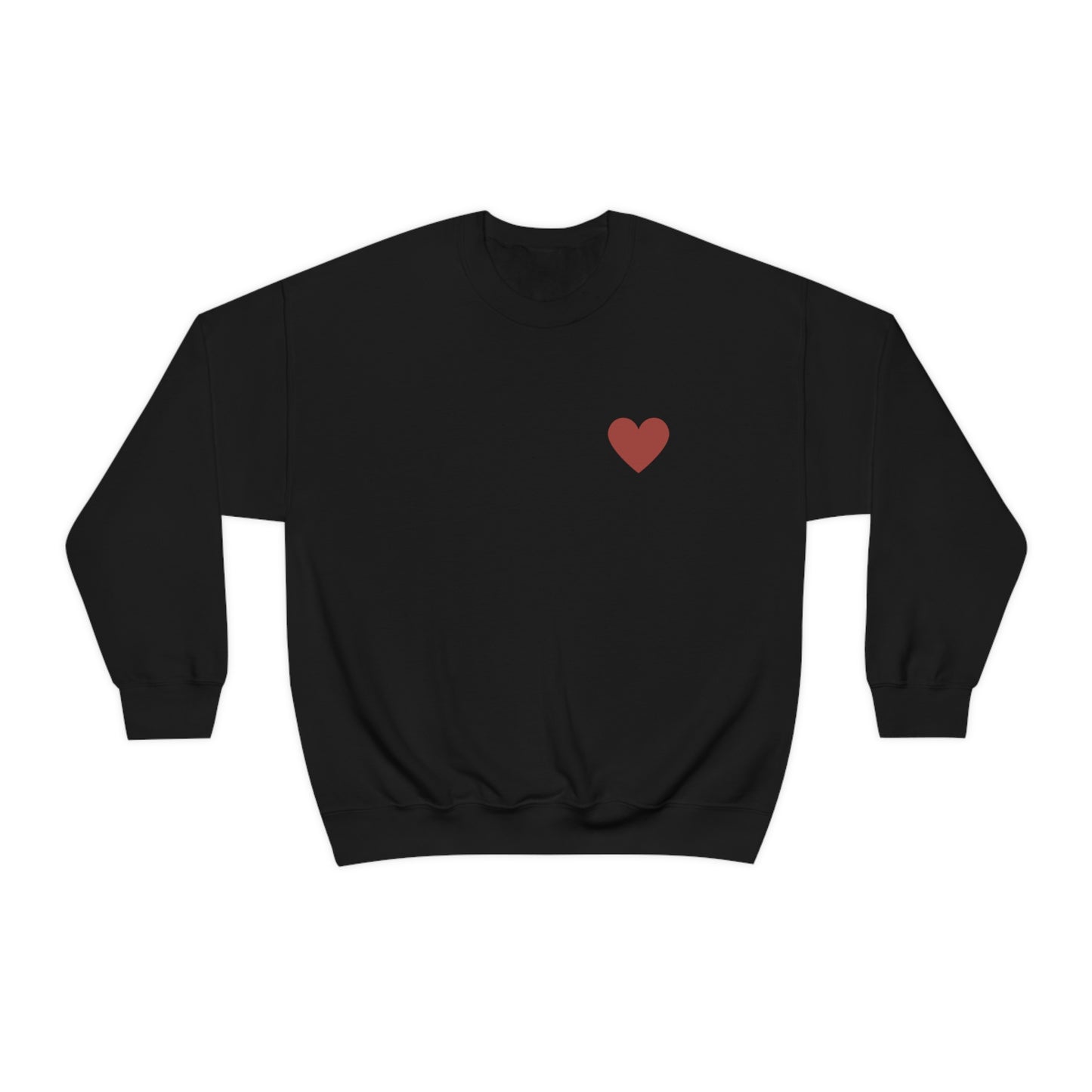 Heart Self Love Club Valentines Day Unisex Heavy Blend Crewneck Sweatshirt Front/Back Print