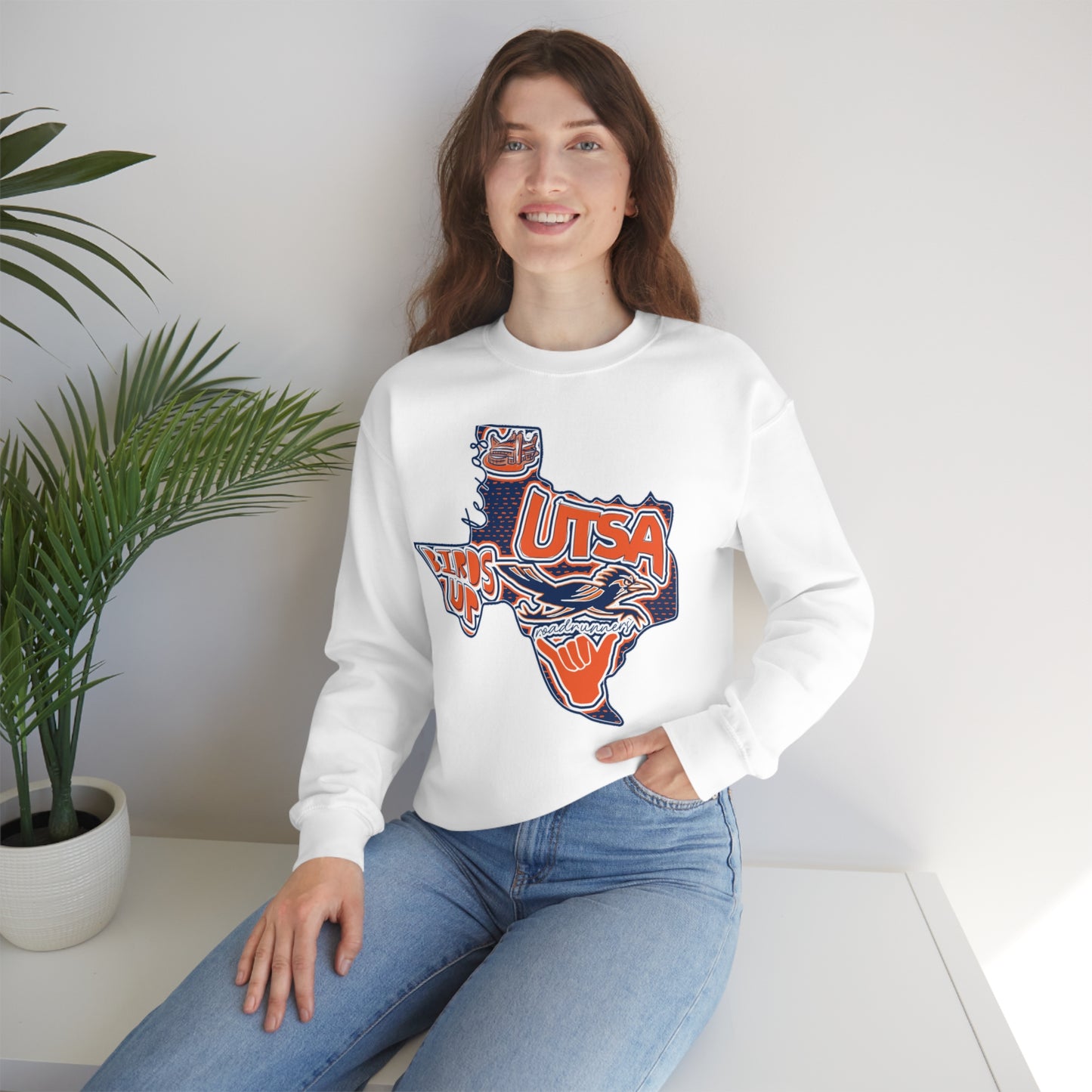 UTSA Football Unisex Heavy Blend Crewneck Sweatshirt