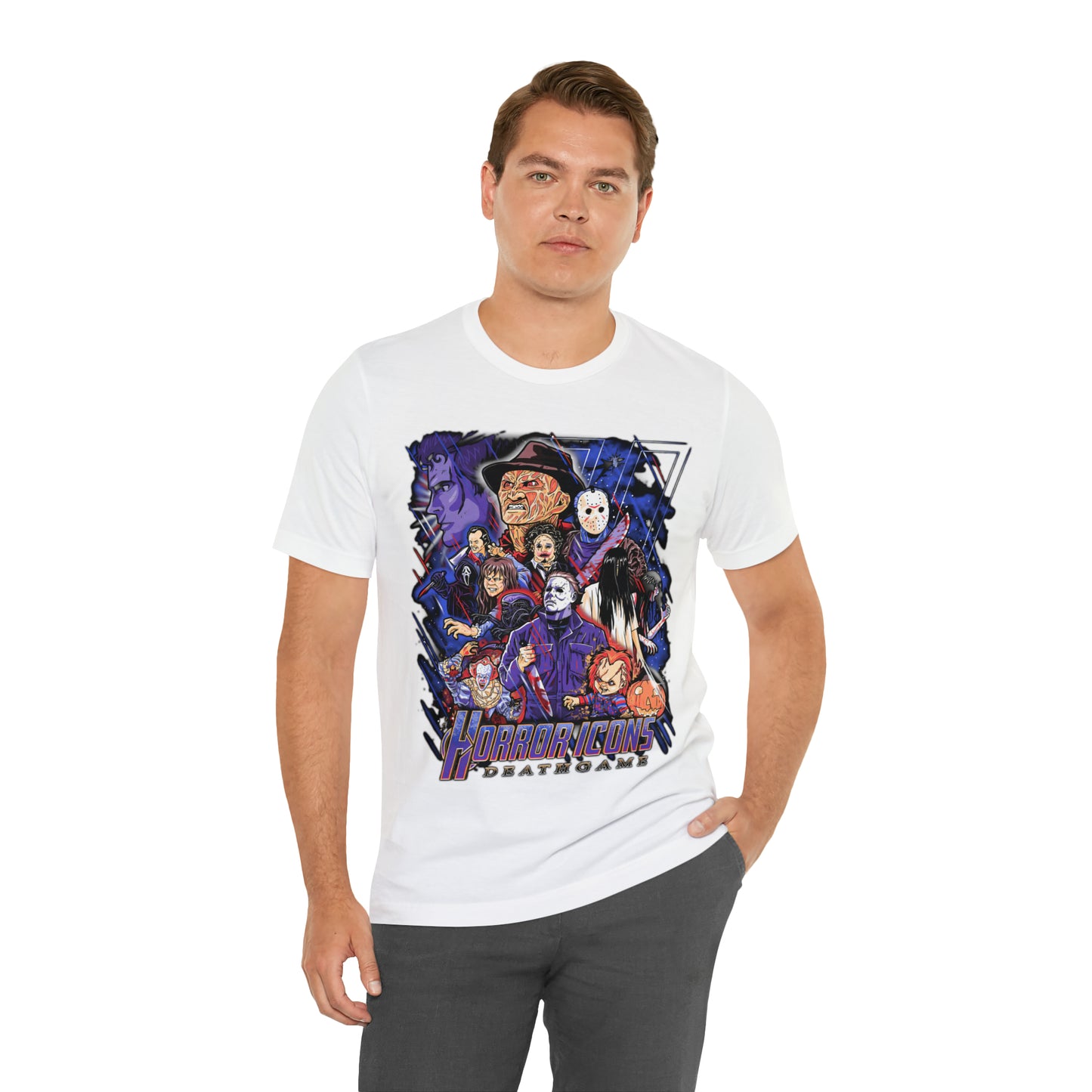 Horror Icons DeathGame | Unisex Jersey Short Sleeve Tee
