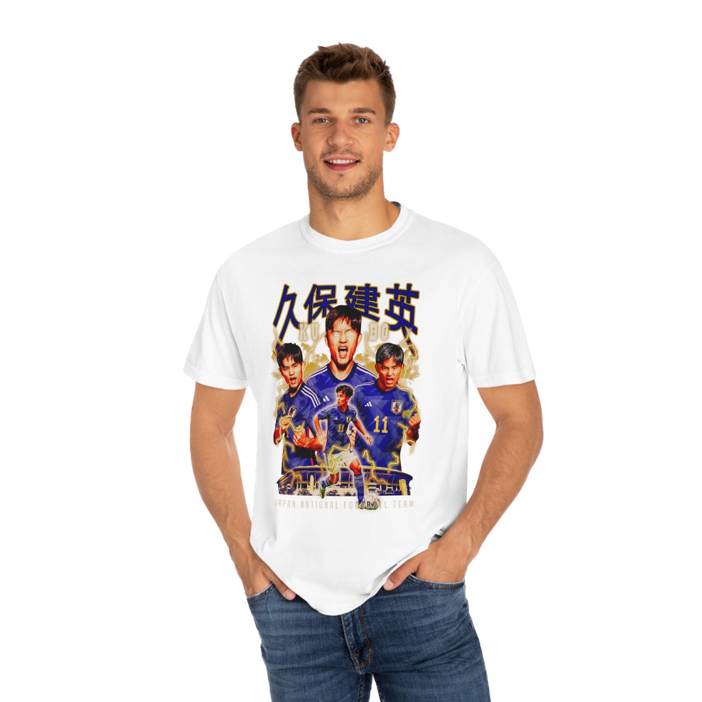 Japan Soccer Unisex Garment-Dyed T-shirt