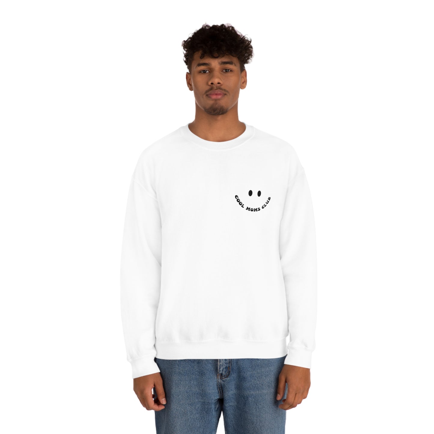 Cool Moms Club Unisex DryBlend® Crewneck Sweatshirt Front/Back Print