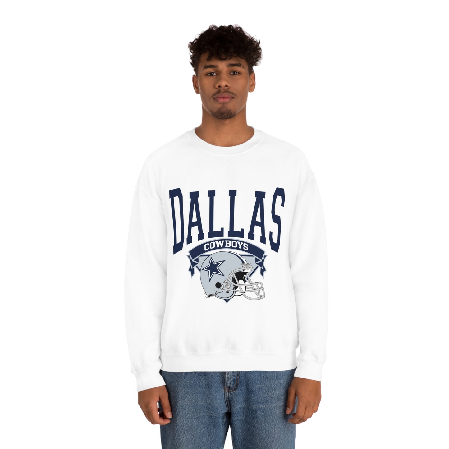 Dallas Cowboys Football Unisex Heavy Blend Crewneck Sweatshirt