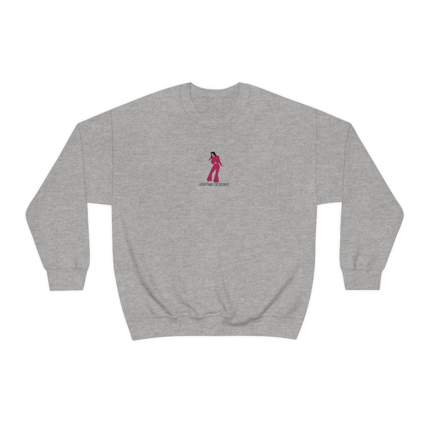 Eeeenything For Selenas Unisex Heavy Blend Crewneck Sweatshirt