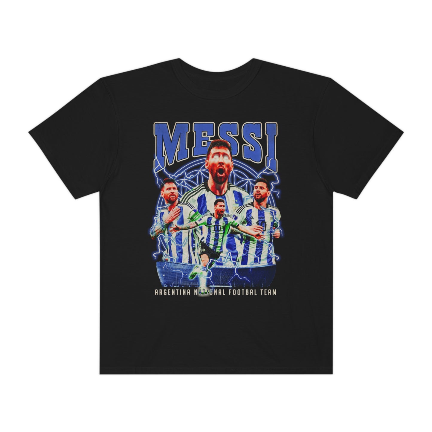 Messi Soccer Unisex Garment-Dyed T-shirt