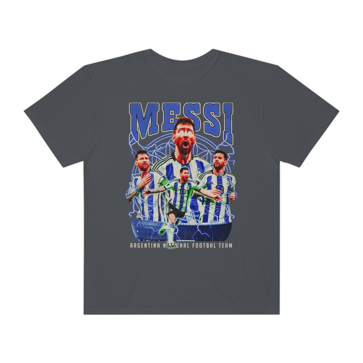 Messi Soccer Unisex Garment-Dyed T-shirt
