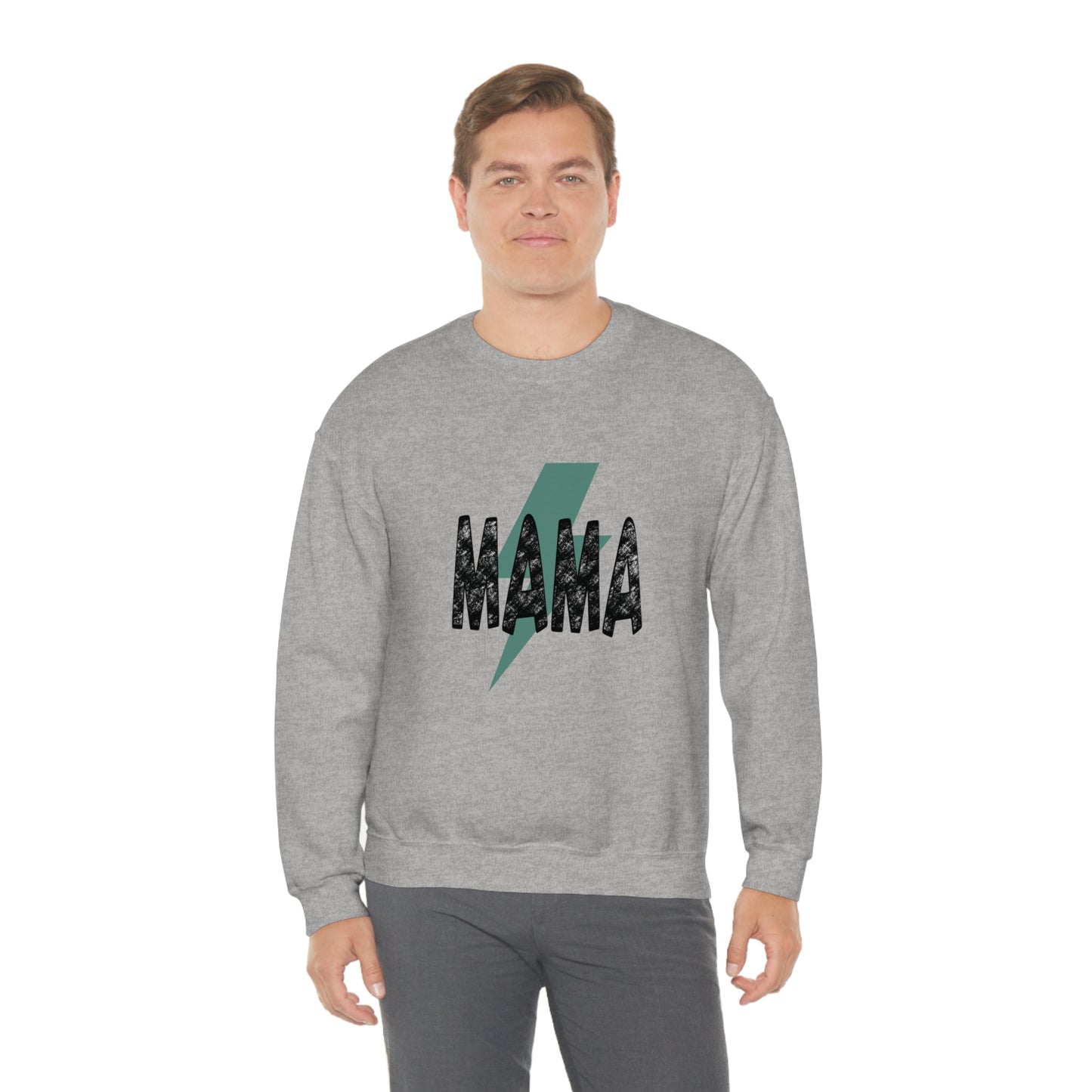 Mama Mommy & Me Matching Set Unisex DryBlend® Crewneck Sweatshirt