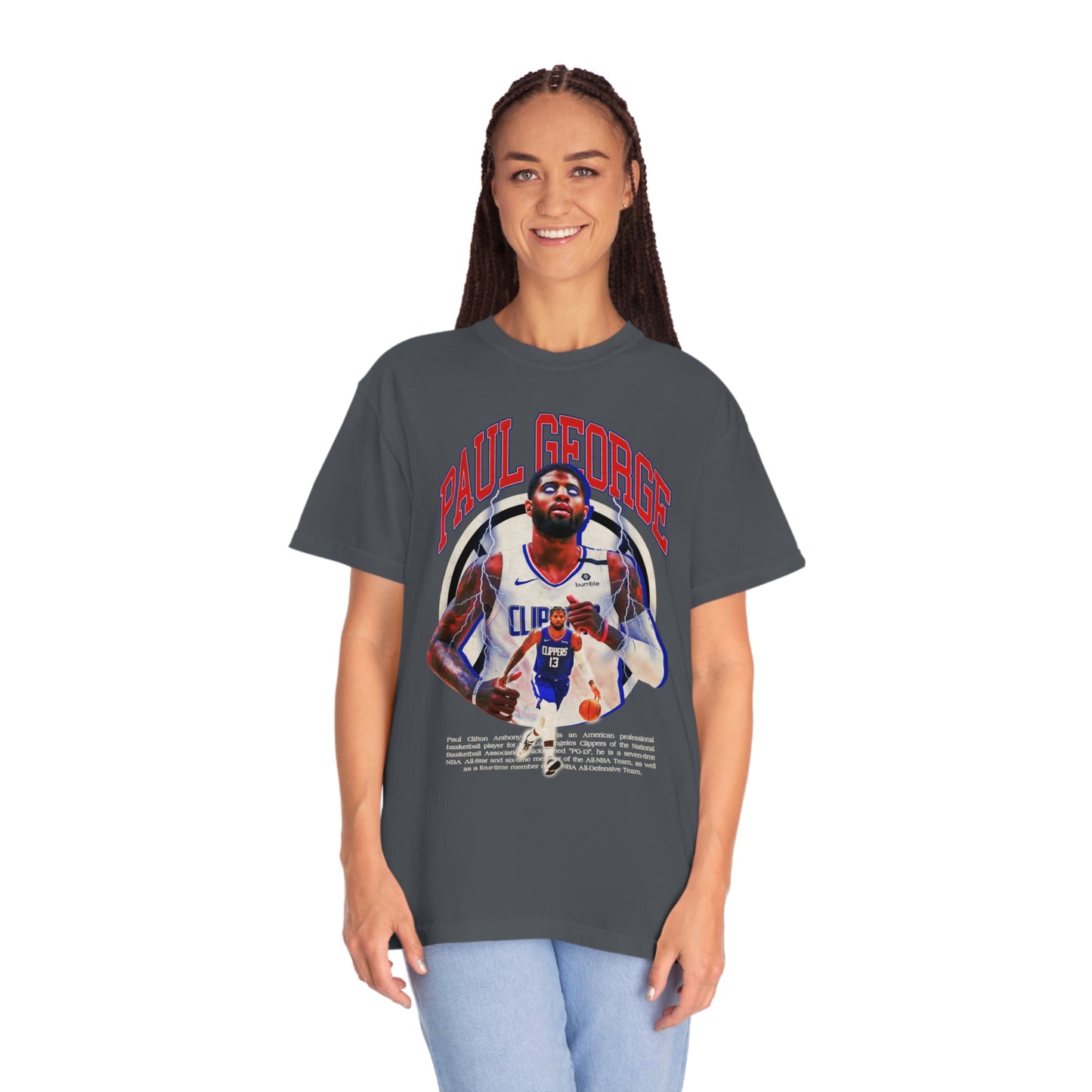 Clipper Basketball Paul Unisex Garment-Dyed T-shirt