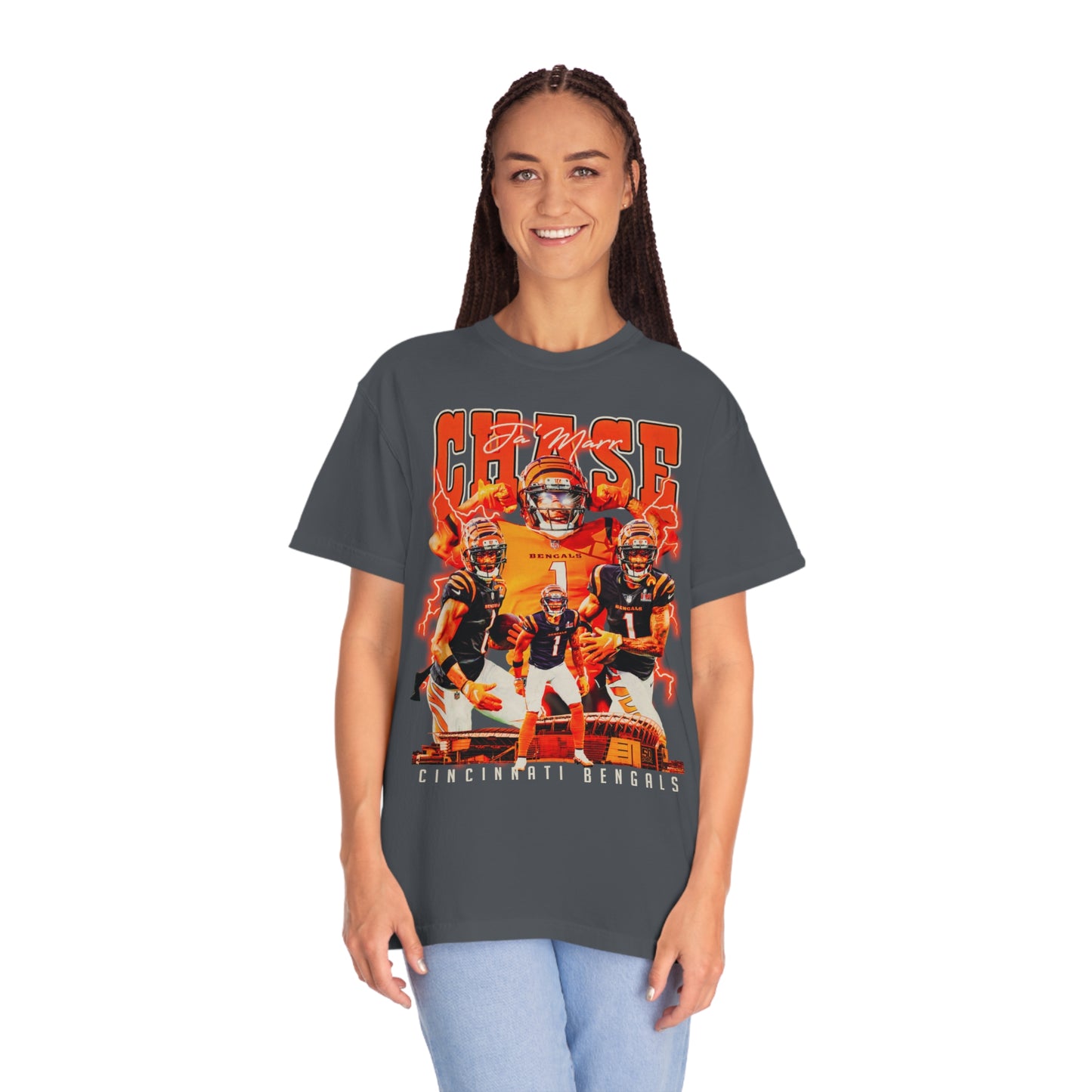 Chase Bengals Football Unisex Garment-Dyed T-shirt