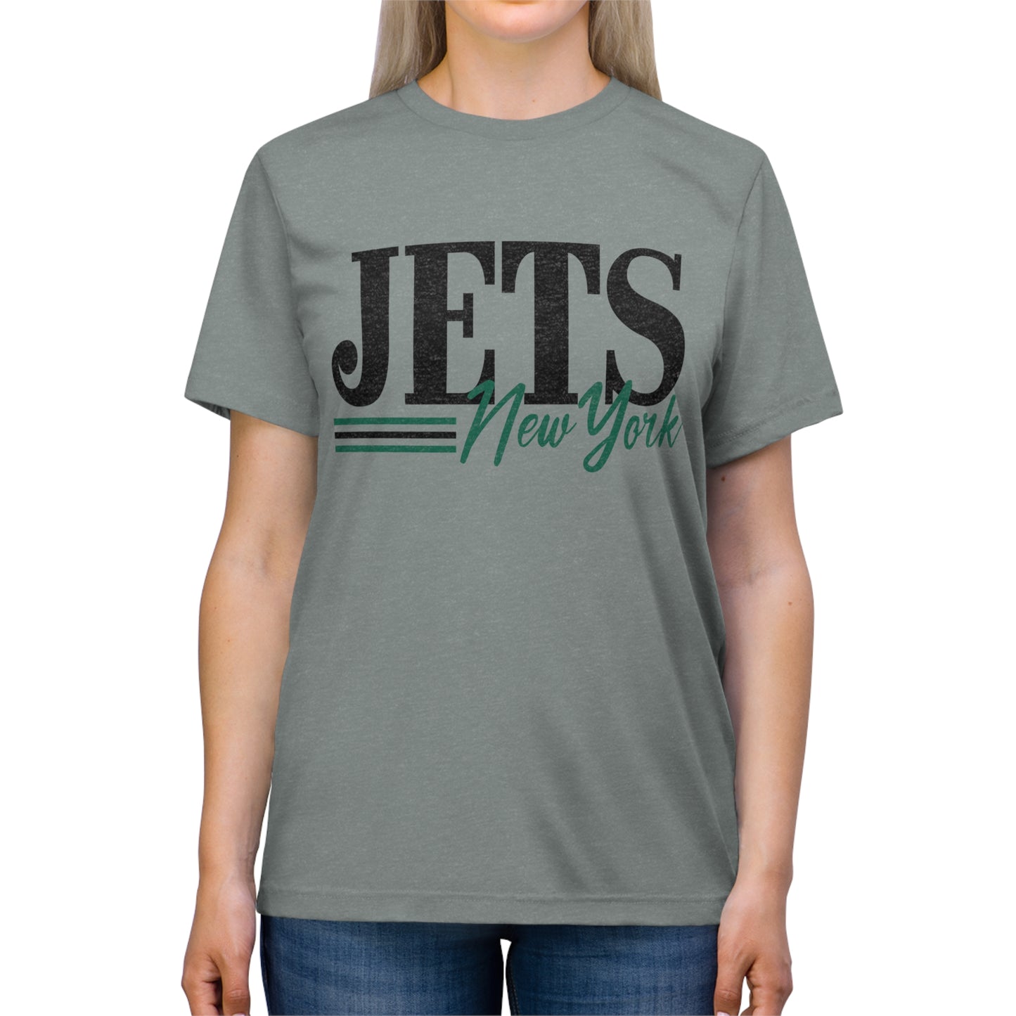 Jets Football Unisex Triblend Tee