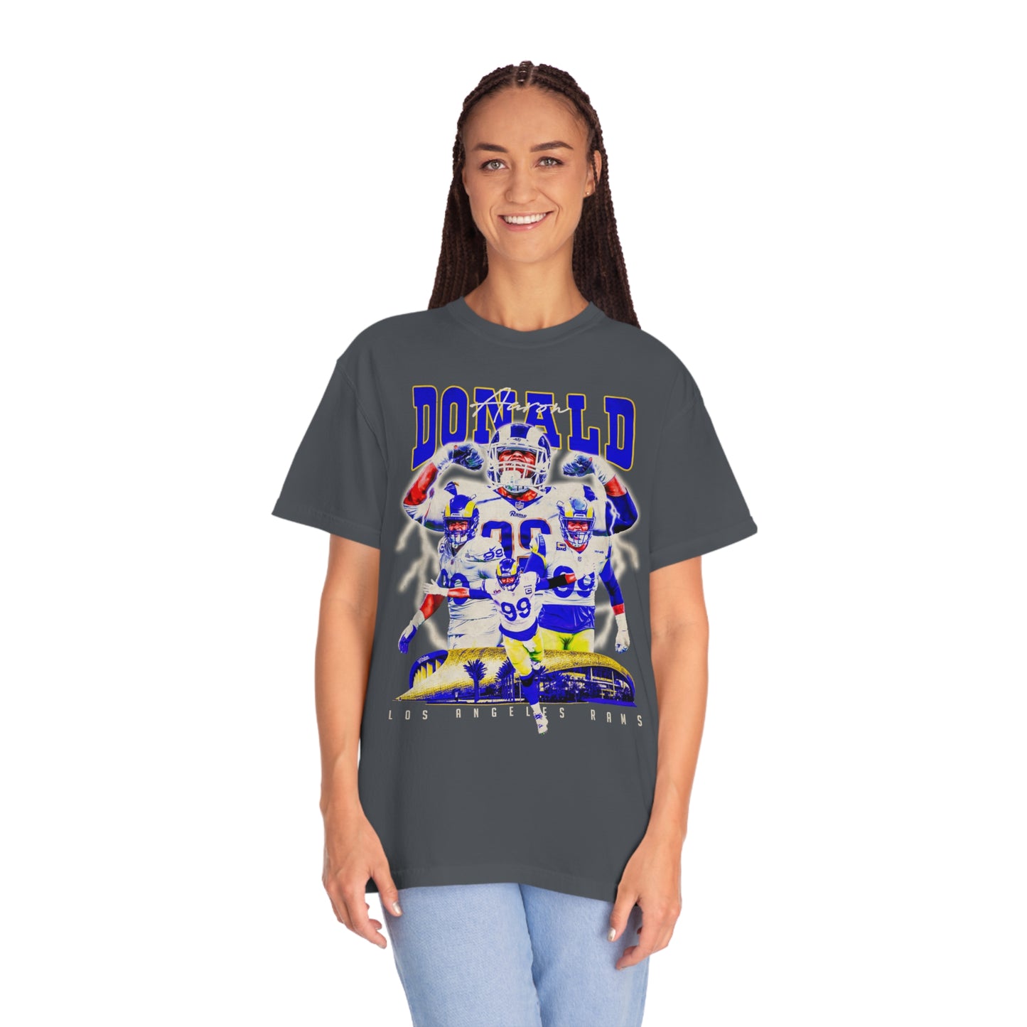 Donald Rams Football Unisex Garment-Dyed T-shirt