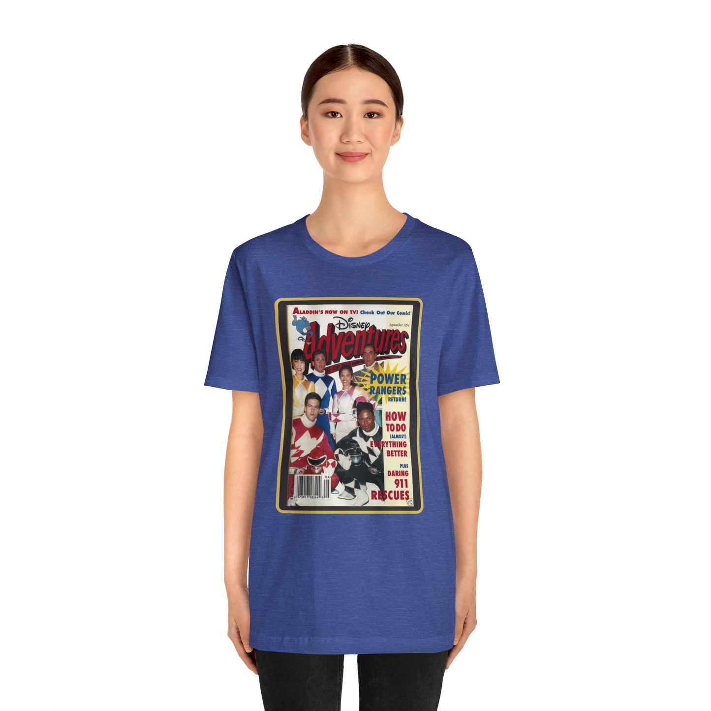 90s Throwback Power Rangers Unisex Jersey Short Sleeve Tee