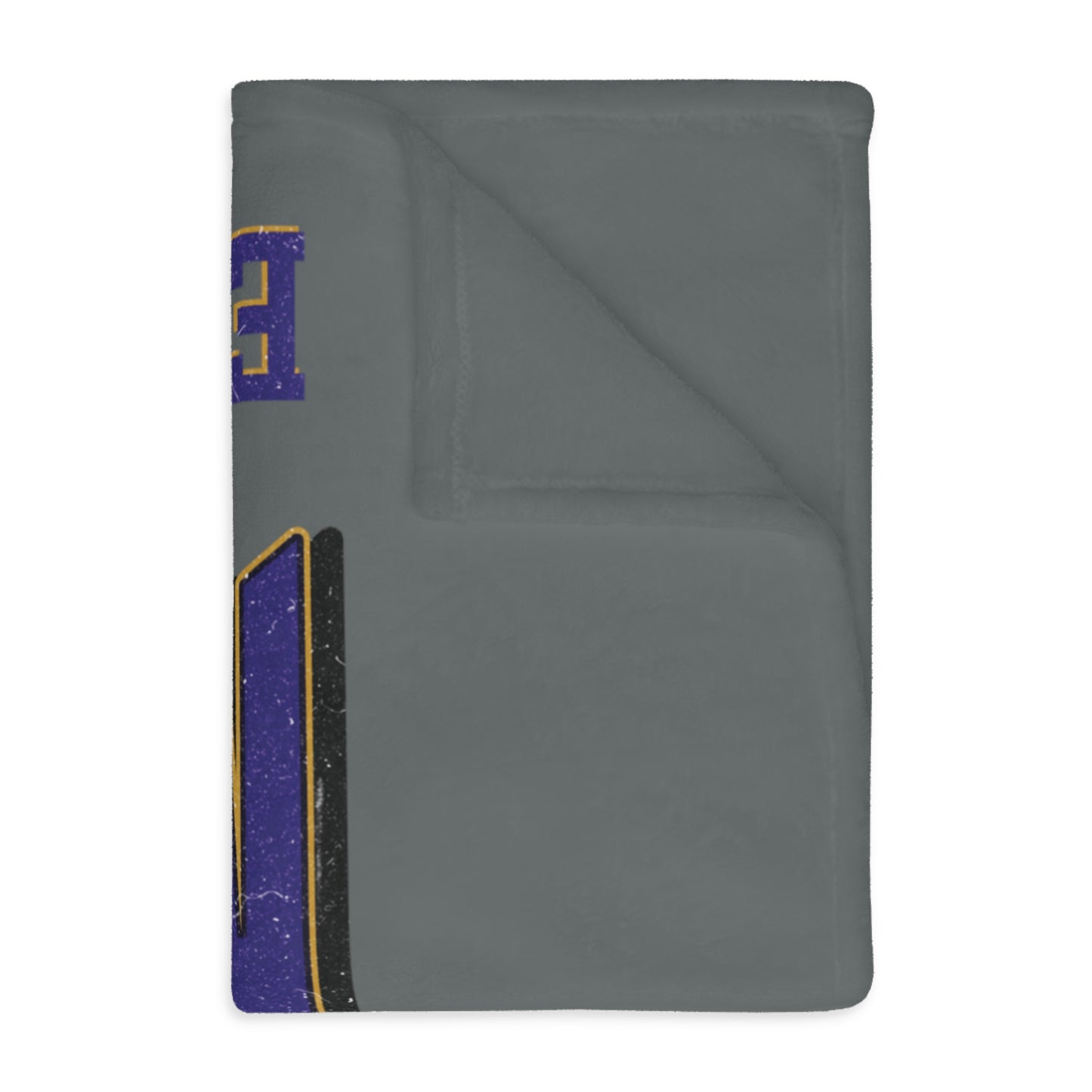 Baltimore Football Velveteen Minky Throw Blanket
