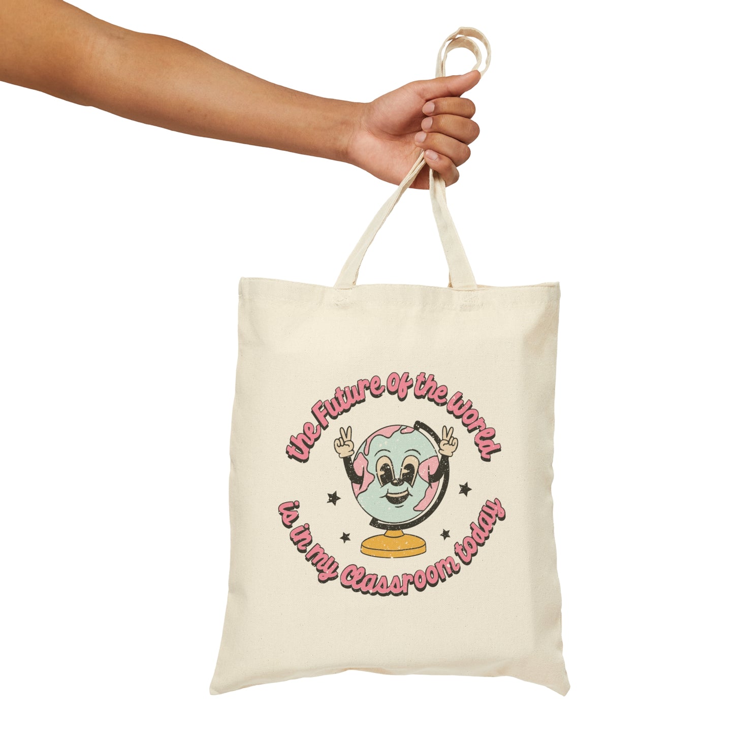 Future of the World Teacher Canvas Tote Bag