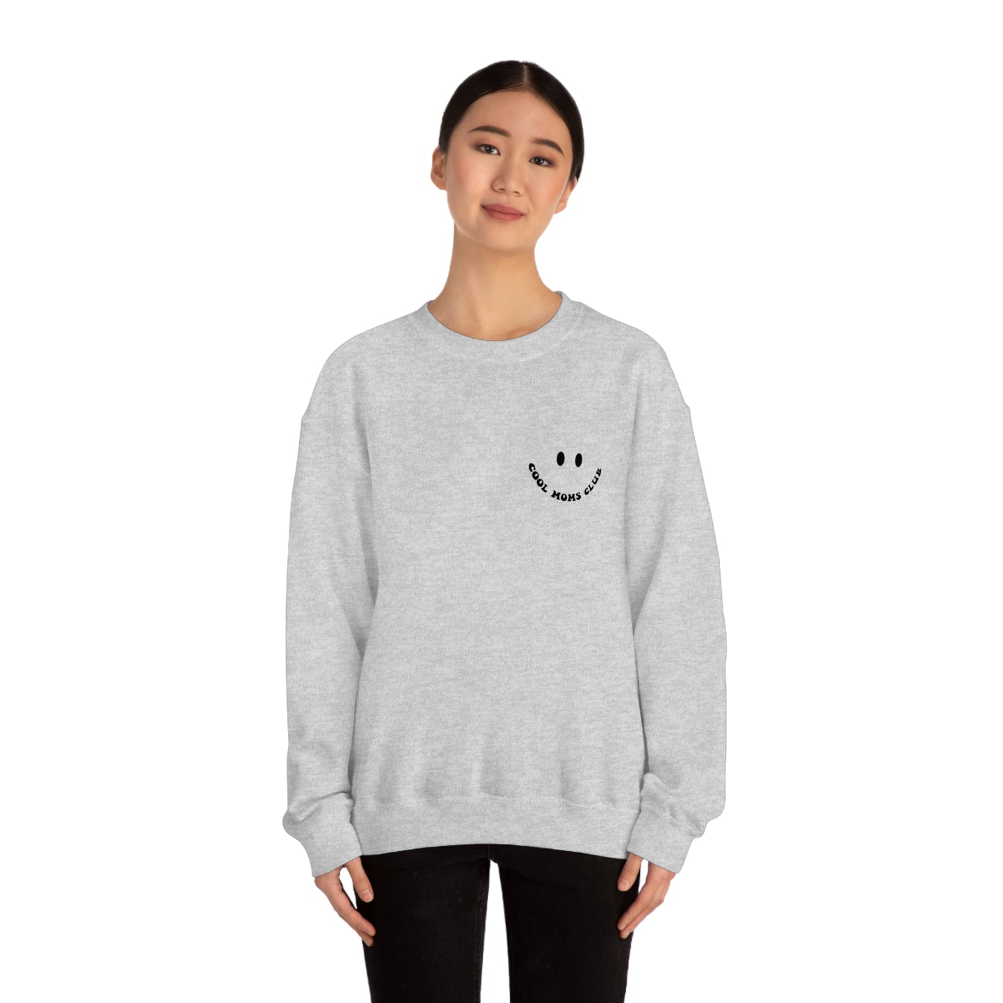 Cool Moms Club Unisex DryBlend® Crewneck Sweatshirt Front/Back Print