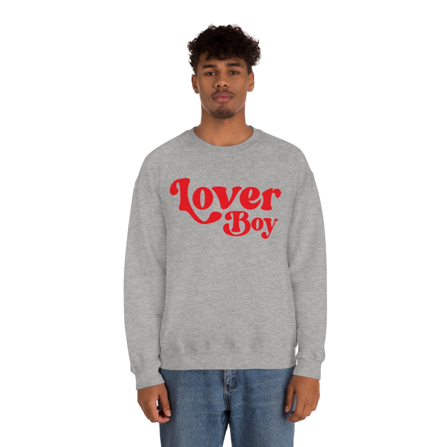 Lover Boy Valentines Day Unisex Heavy Blend Crewneck Sweatshirt