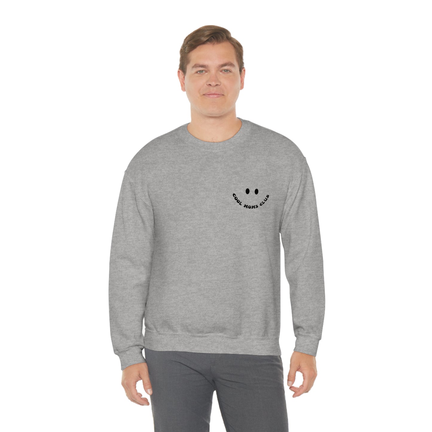 Cool Moms Club Unisex DryBlend® Crewneck Sweatshirt Front/Back Print