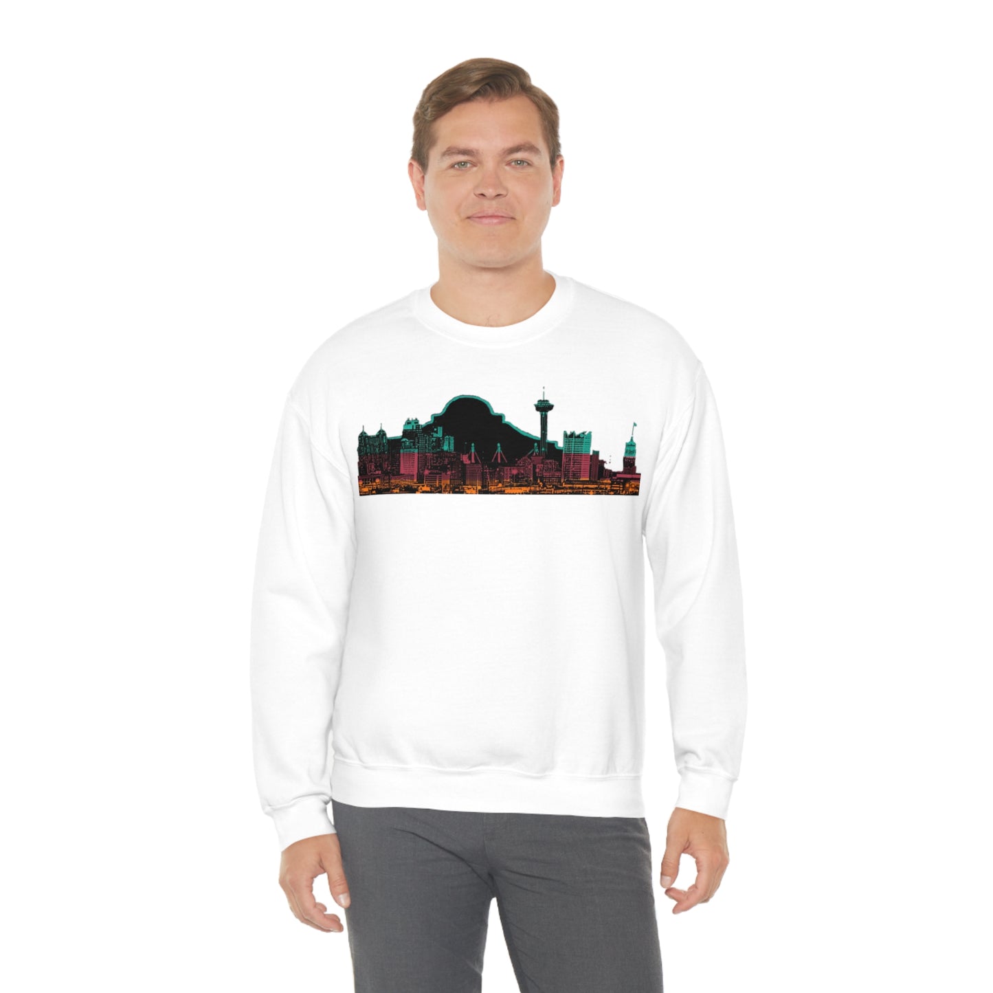 San Antonio Spurs Basketball Unisex Heavy Blend Crewneck Sweatshirt