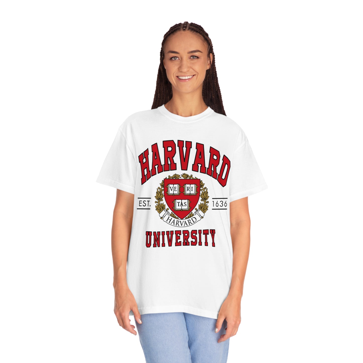 Harvard Unisex Garment-Dyed T-shirt