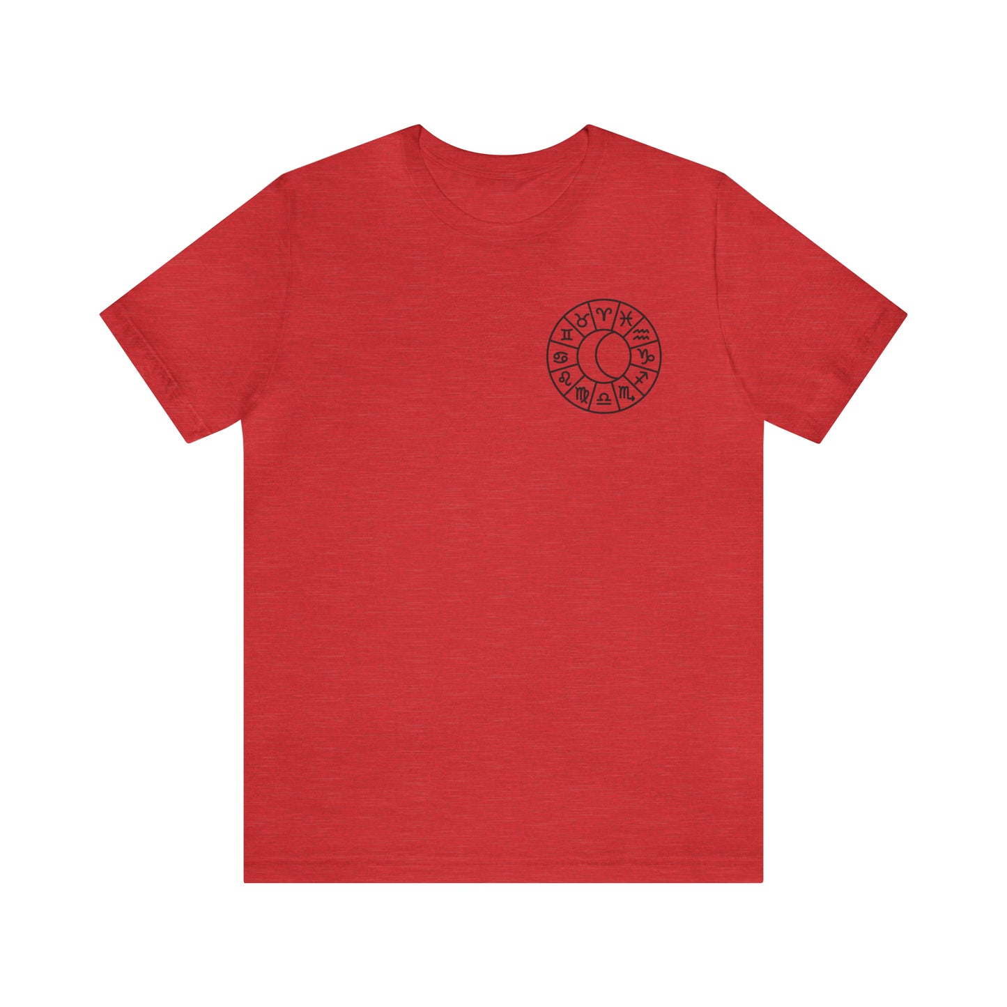 Zodiac Virgo - Astrology Unisex Jersey Short Sleeve Tee Front/Back Print