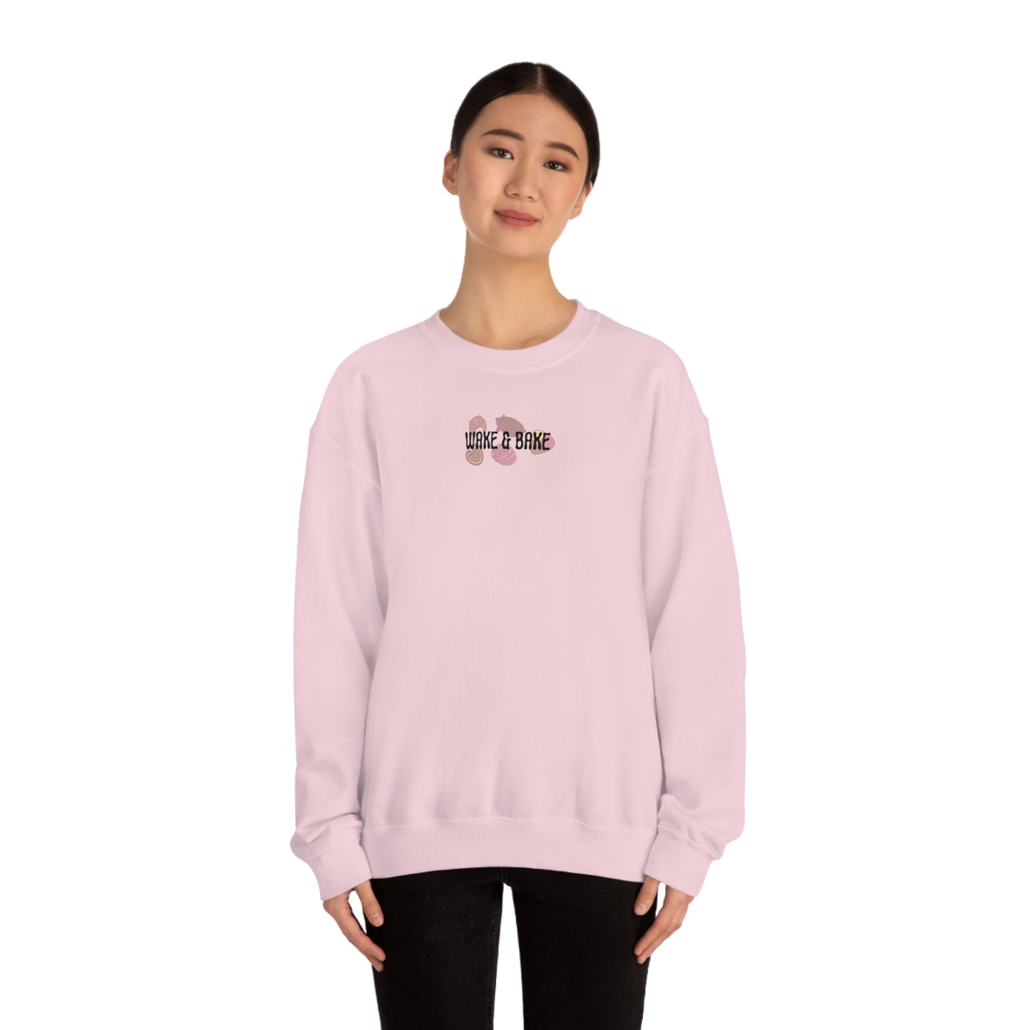 Wake & Bake Pan Dulce Unisex Heavy Blend Crewneck Sweatshirt