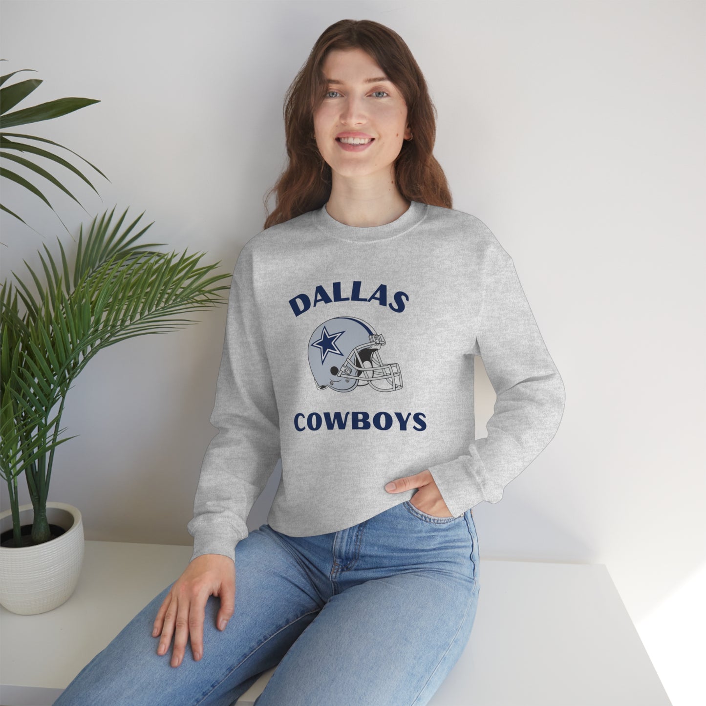 Dallas Cowboys Football Unisex Heavy Blend Crewneck Sweatshirt
