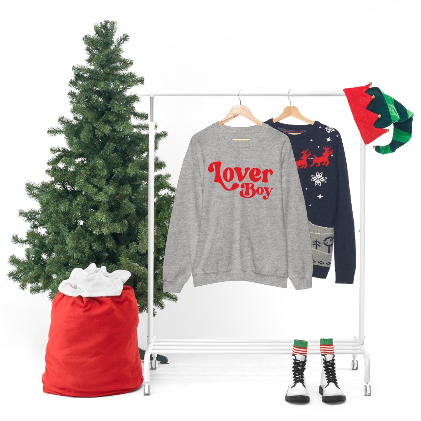 Lover Boy Valentines Day Unisex Heavy Blend Crewneck Sweatshirt