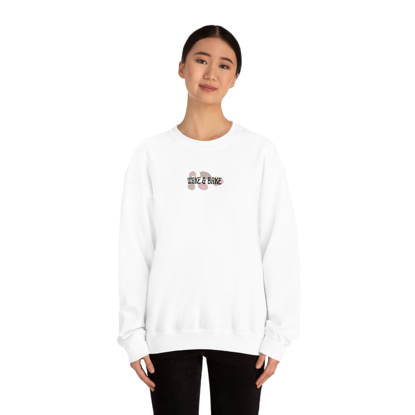 Wake & Bake Pan Dulce Unisex Heavy Blend Crewneck Sweatshirt