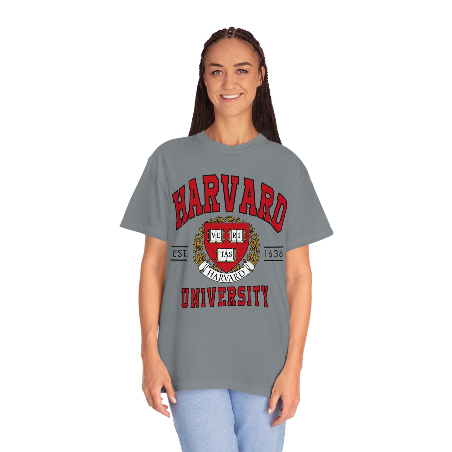 Harvard Unisex Garment-Dyed T-shirt