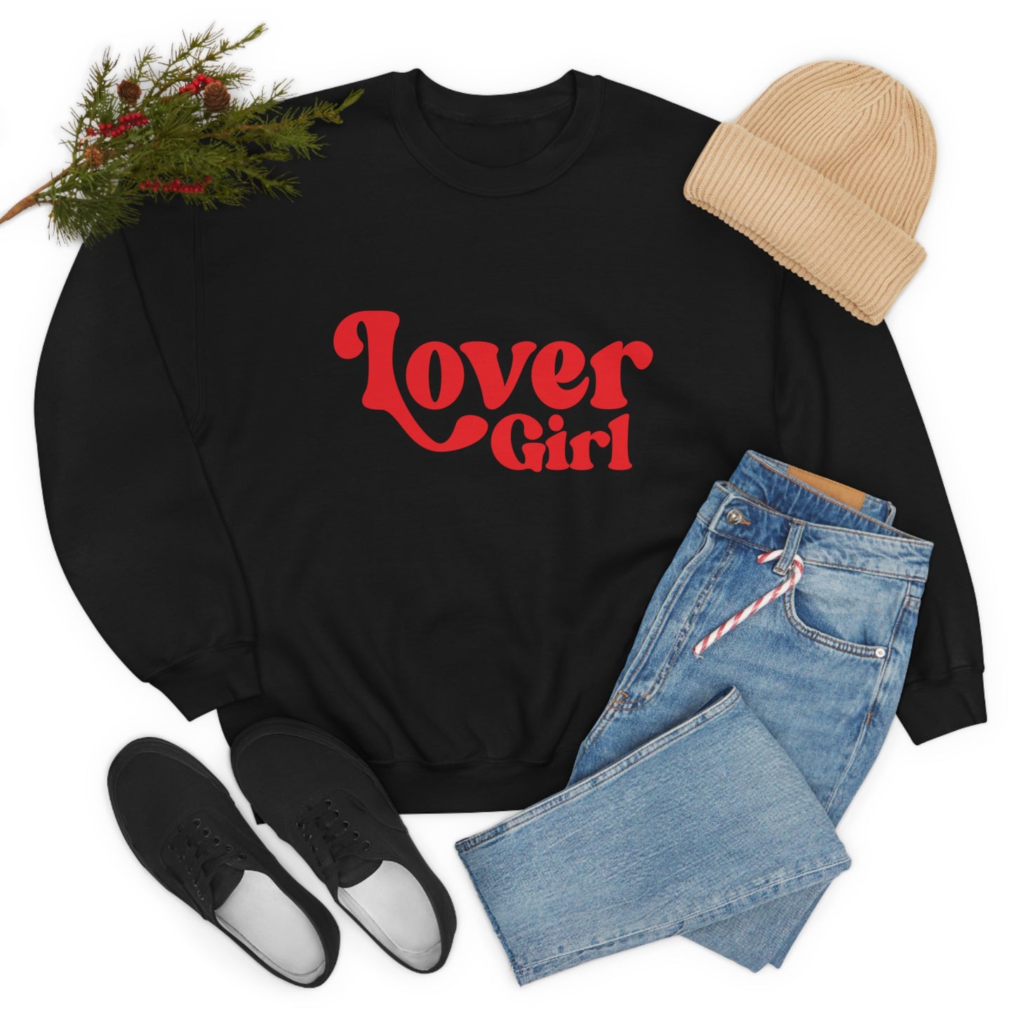 Lover Girl Valentines Day Unisex Heavy Blend Crewneck Sweatshirt