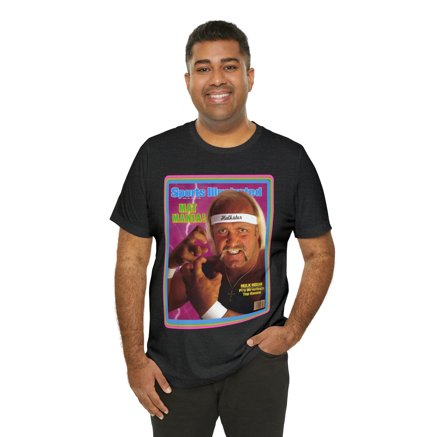 90s Throwback Hulk Hogan Sports Illustrated Magazine Unisex Jersey Short Sleeve Tee