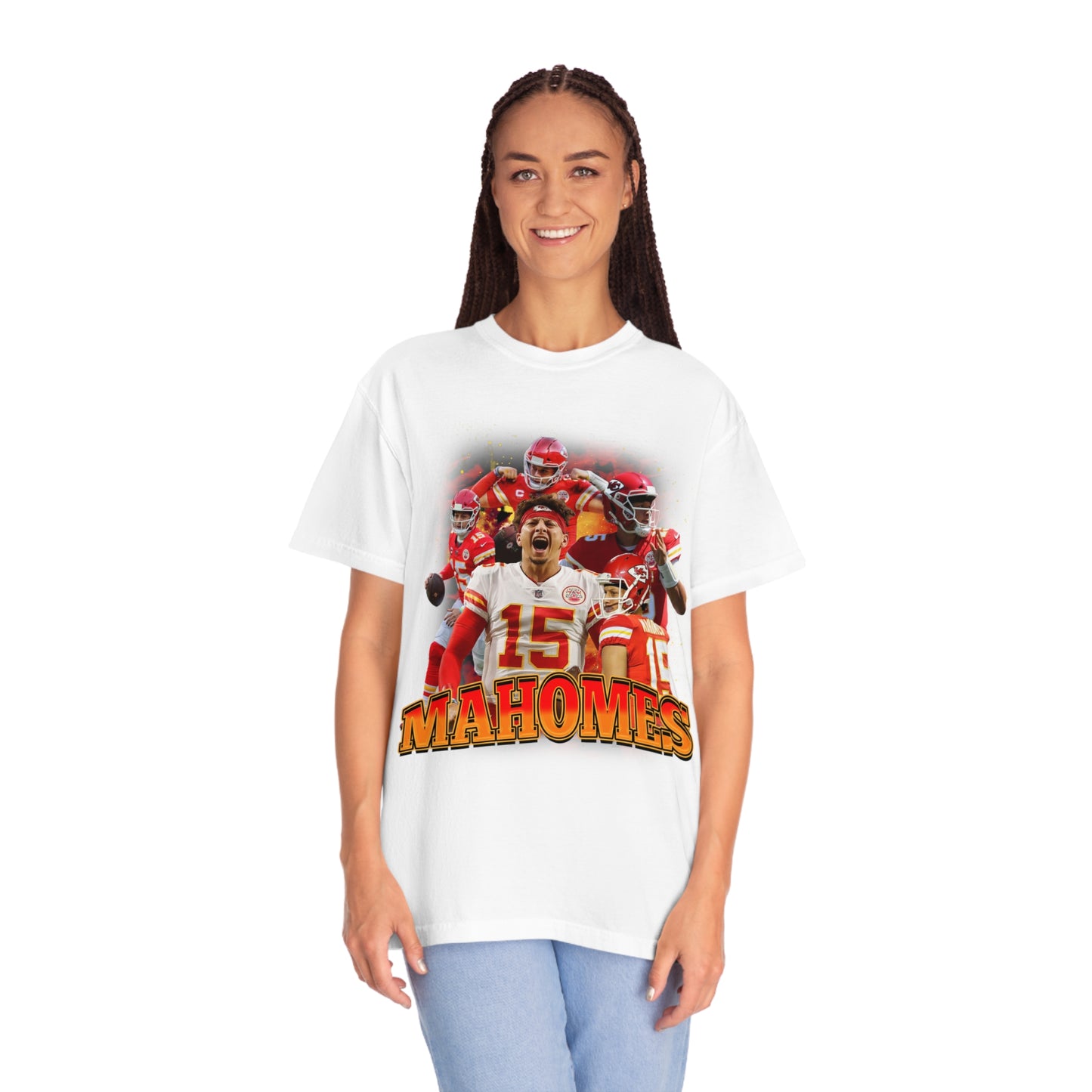 Kansas City Mahomes Football Unisex Garment-Dyed T-shirt