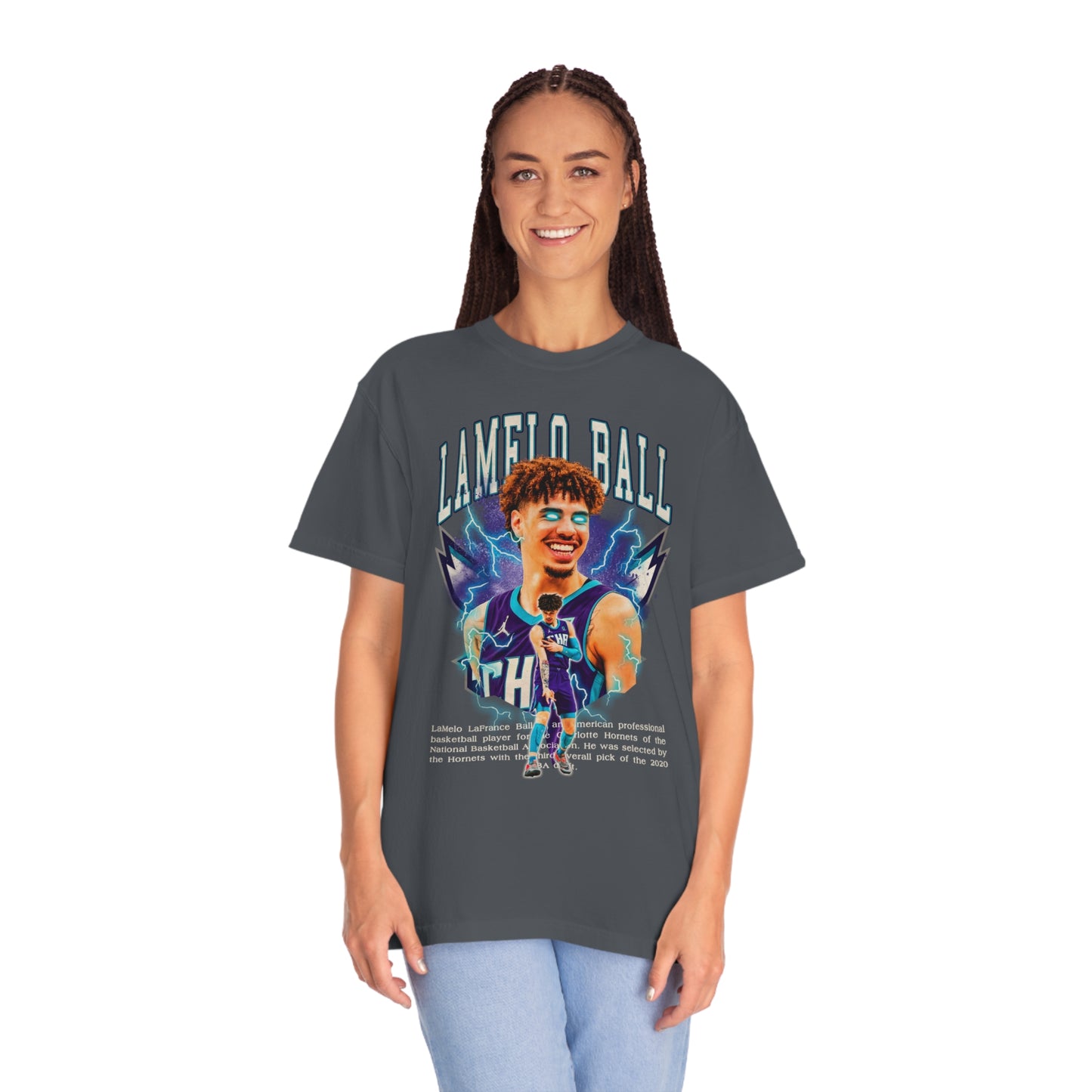Lamely Ball Basketball Unisex Garment-Dyed T-shirt
