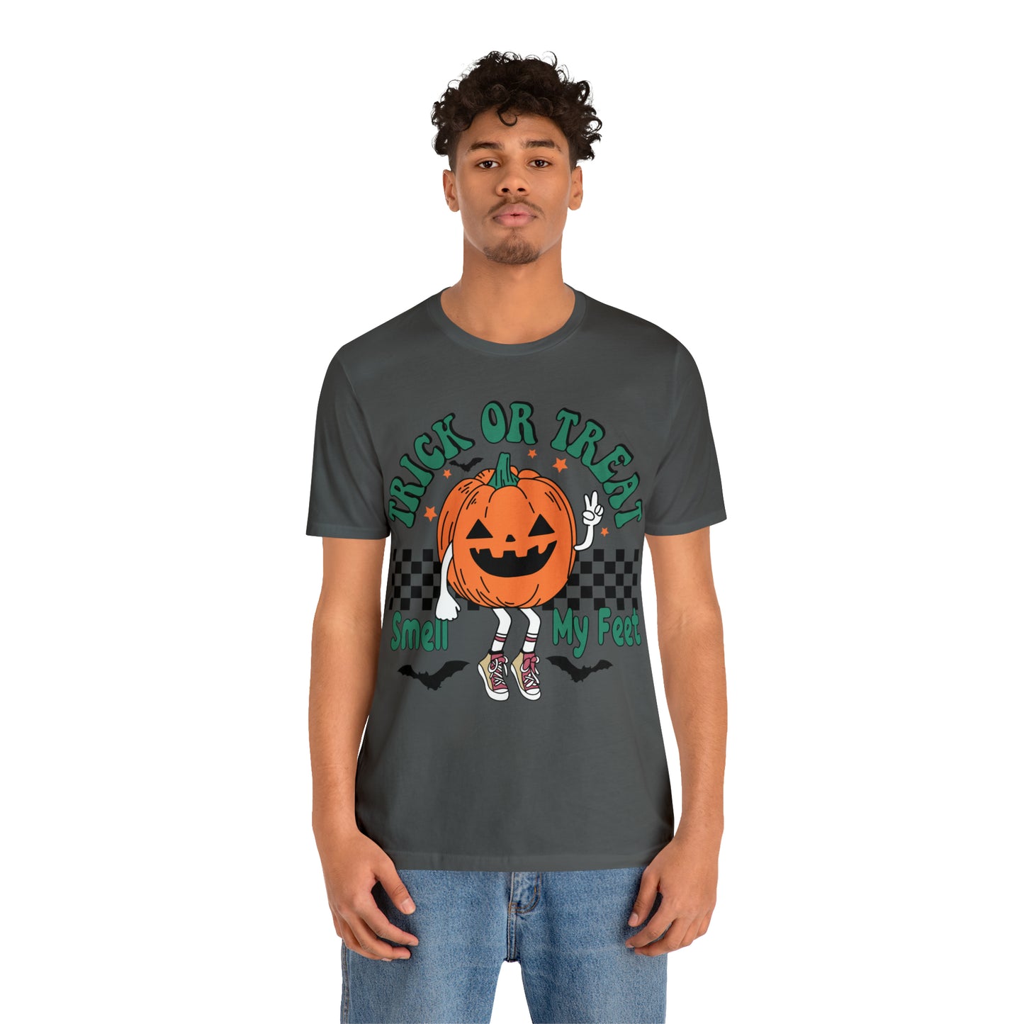 Trick or Treat Smell My Feet | Unisex Jersey Short Sleeve Tee