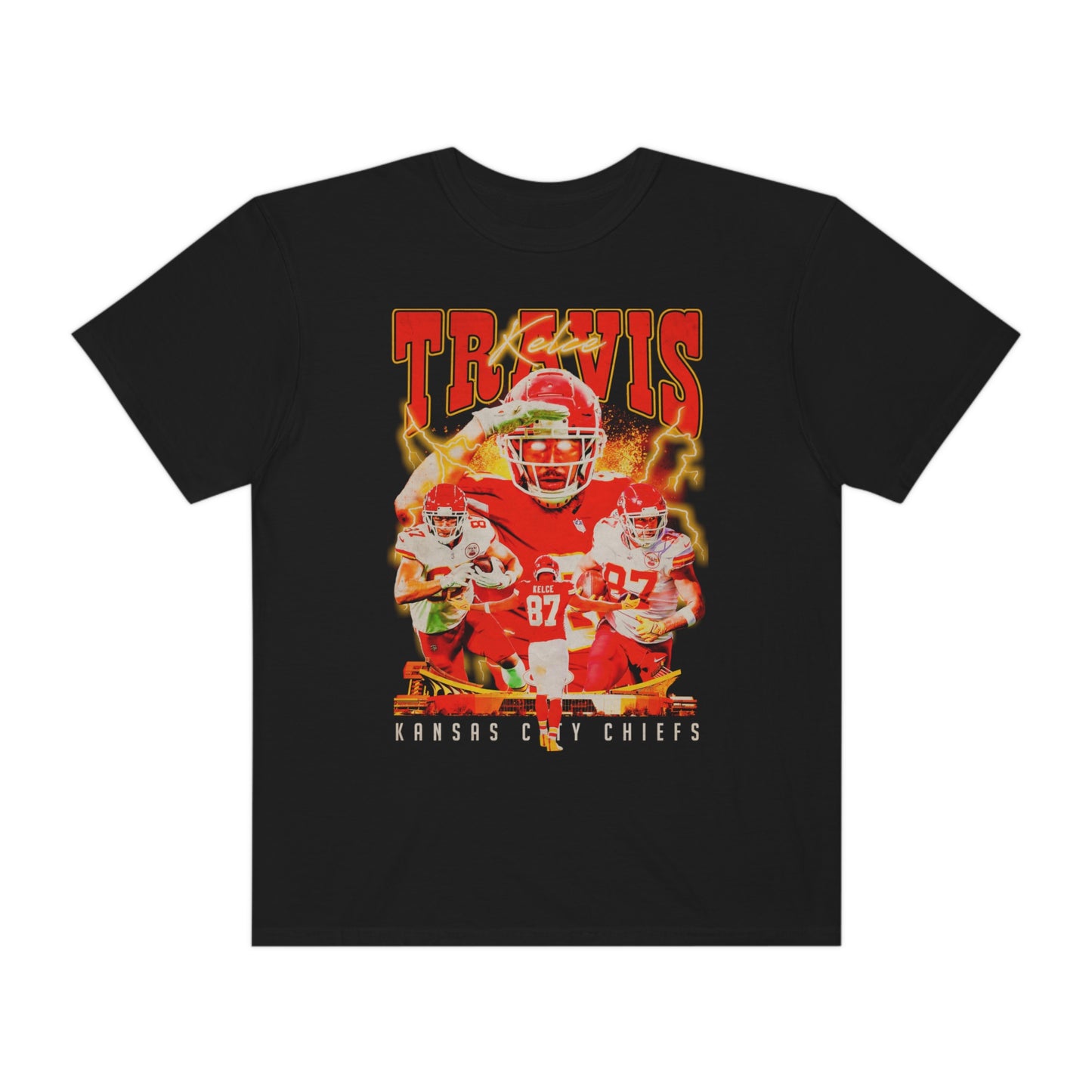 Kelce Kansas Football Unisex Garment-Dyed T-shirt