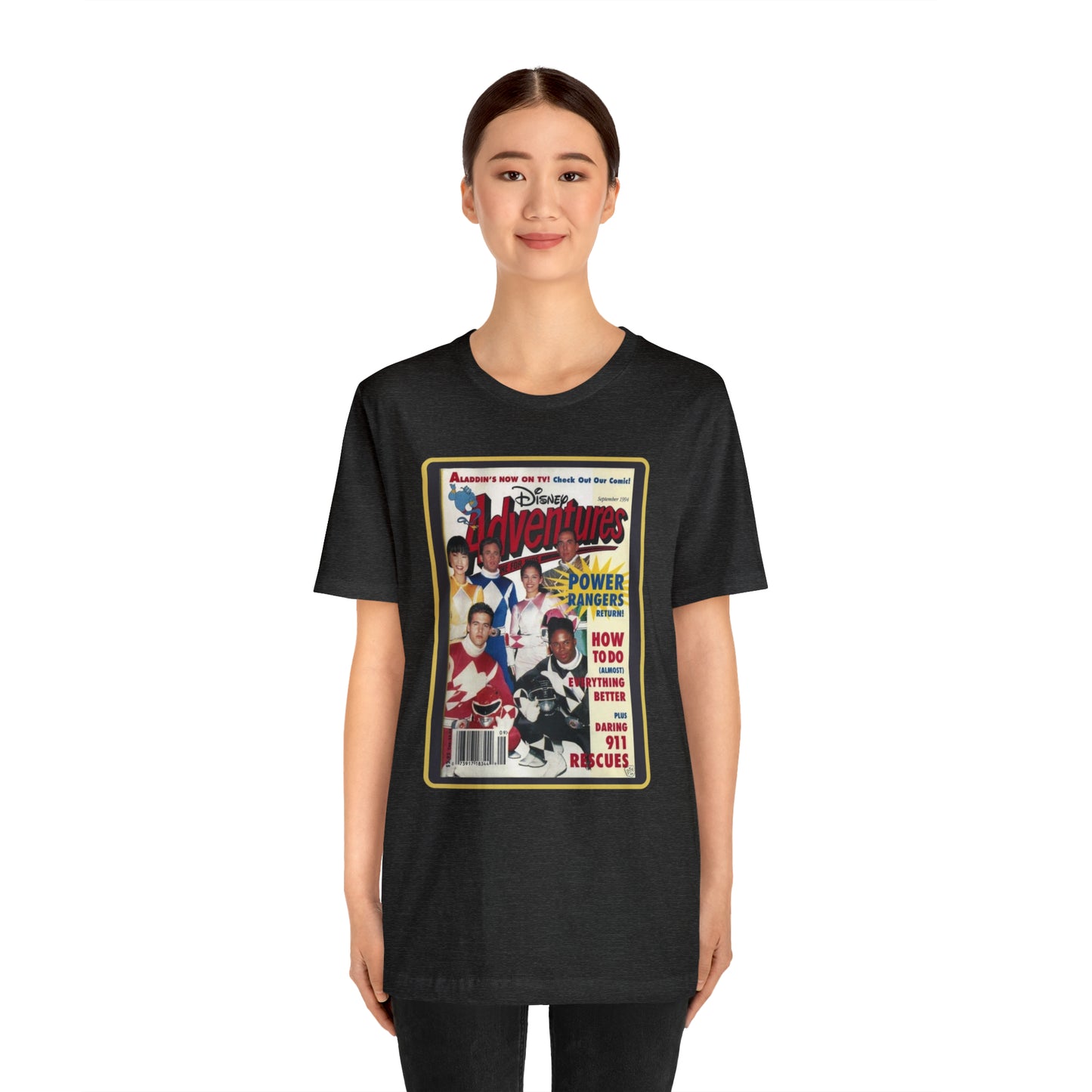 90s Throwback Power Rangers Unisex Jersey Short Sleeve Tee