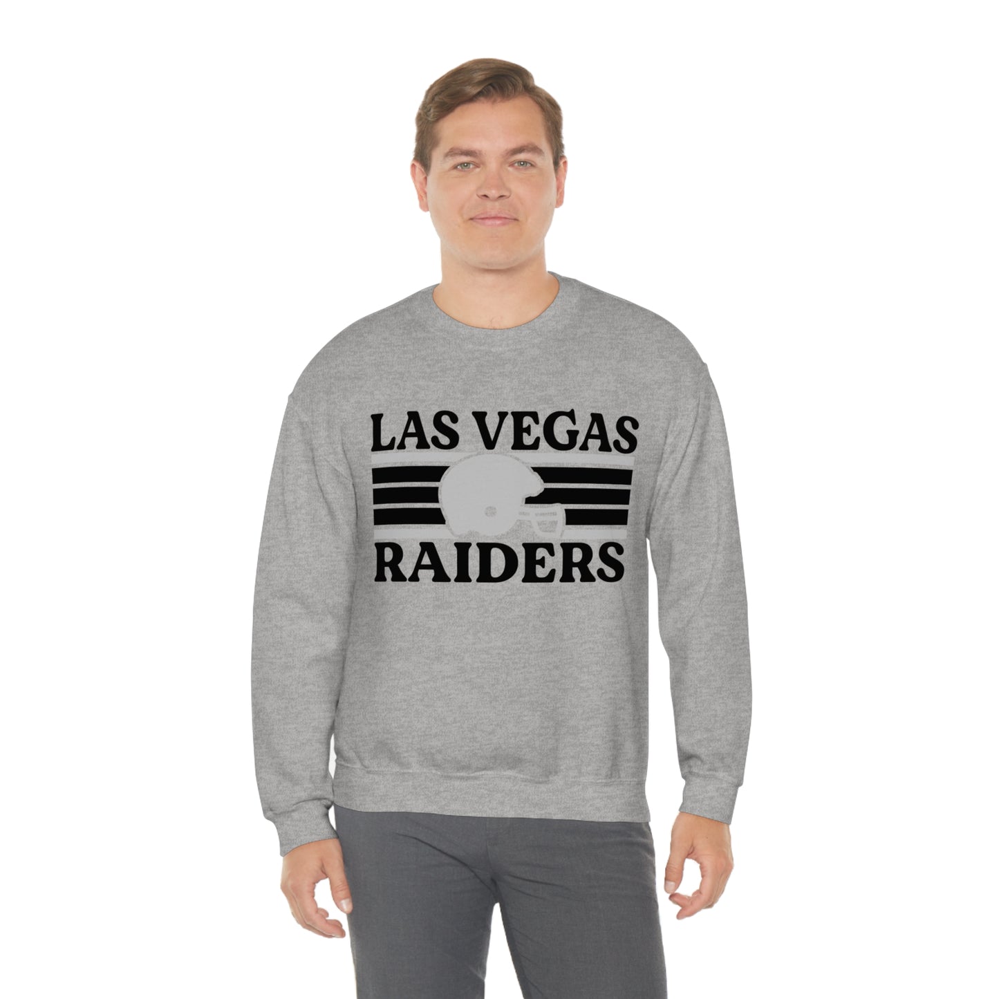 Retro Style Las Vegas Football Unisex Heavy Blend Crewneck Sweatshirt