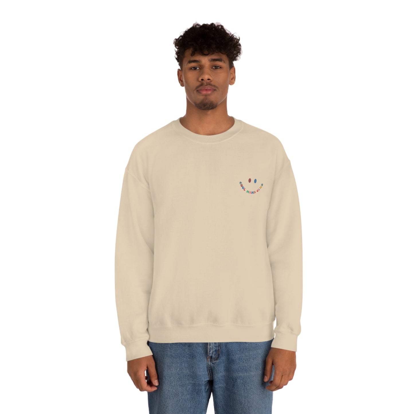 Cool Moms Club Unisex DryBlend® Crewneck Sweatshirt Front/Back Print
